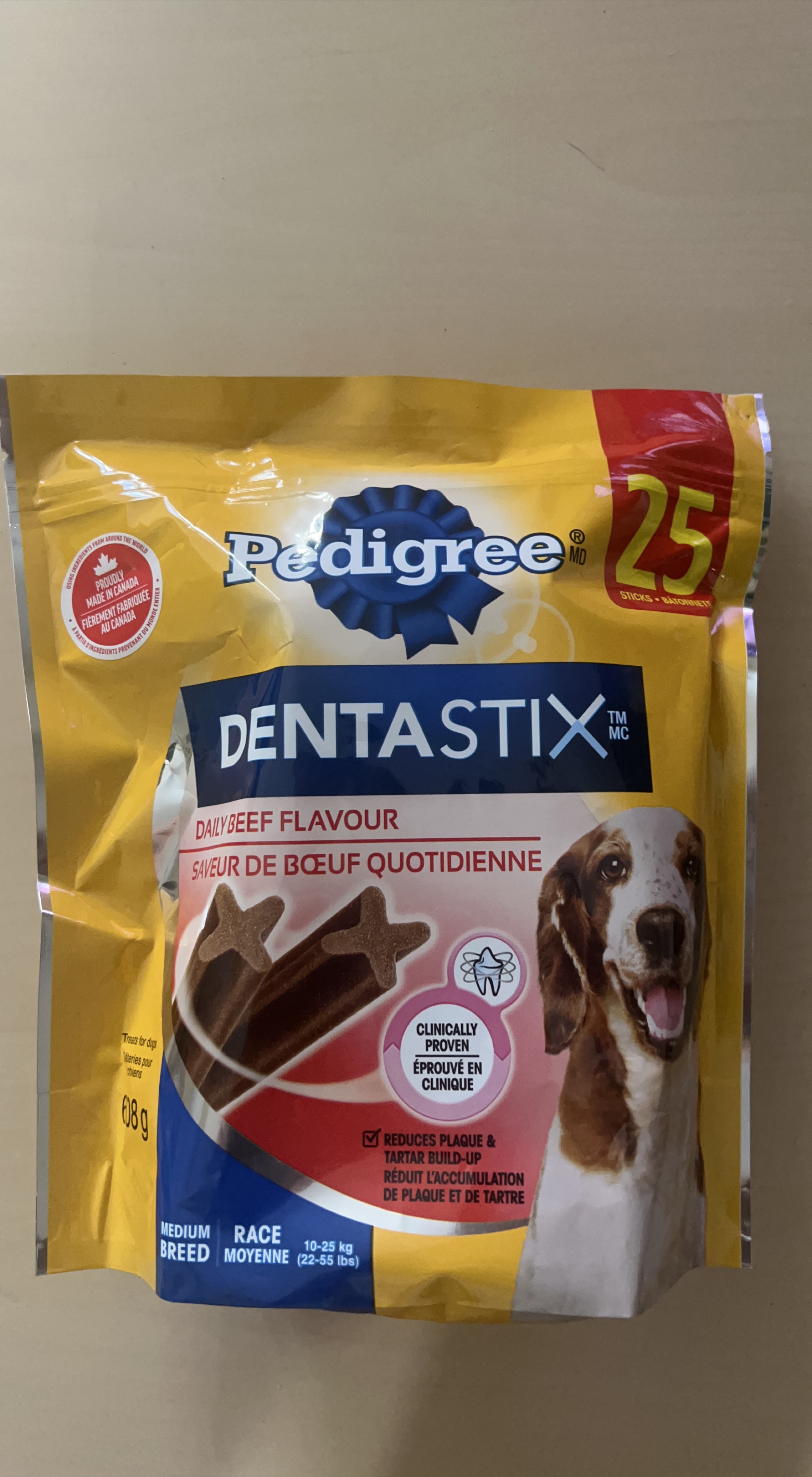 Pedigree Dentastix Daily Beef Flavour Dog Treats thumbnail