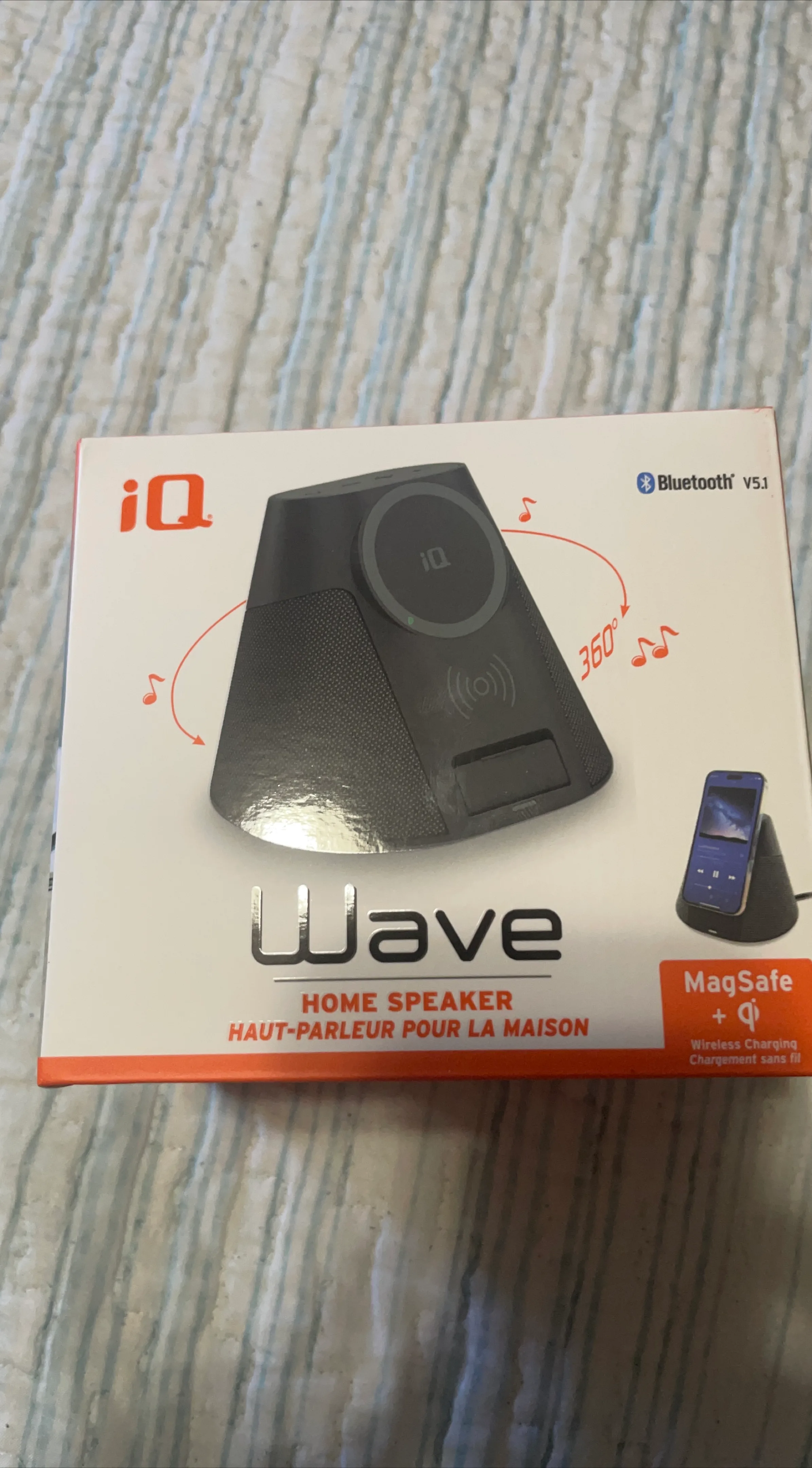 iQ Wave Home Speaker - Bluetooth, MagSafe + Qi