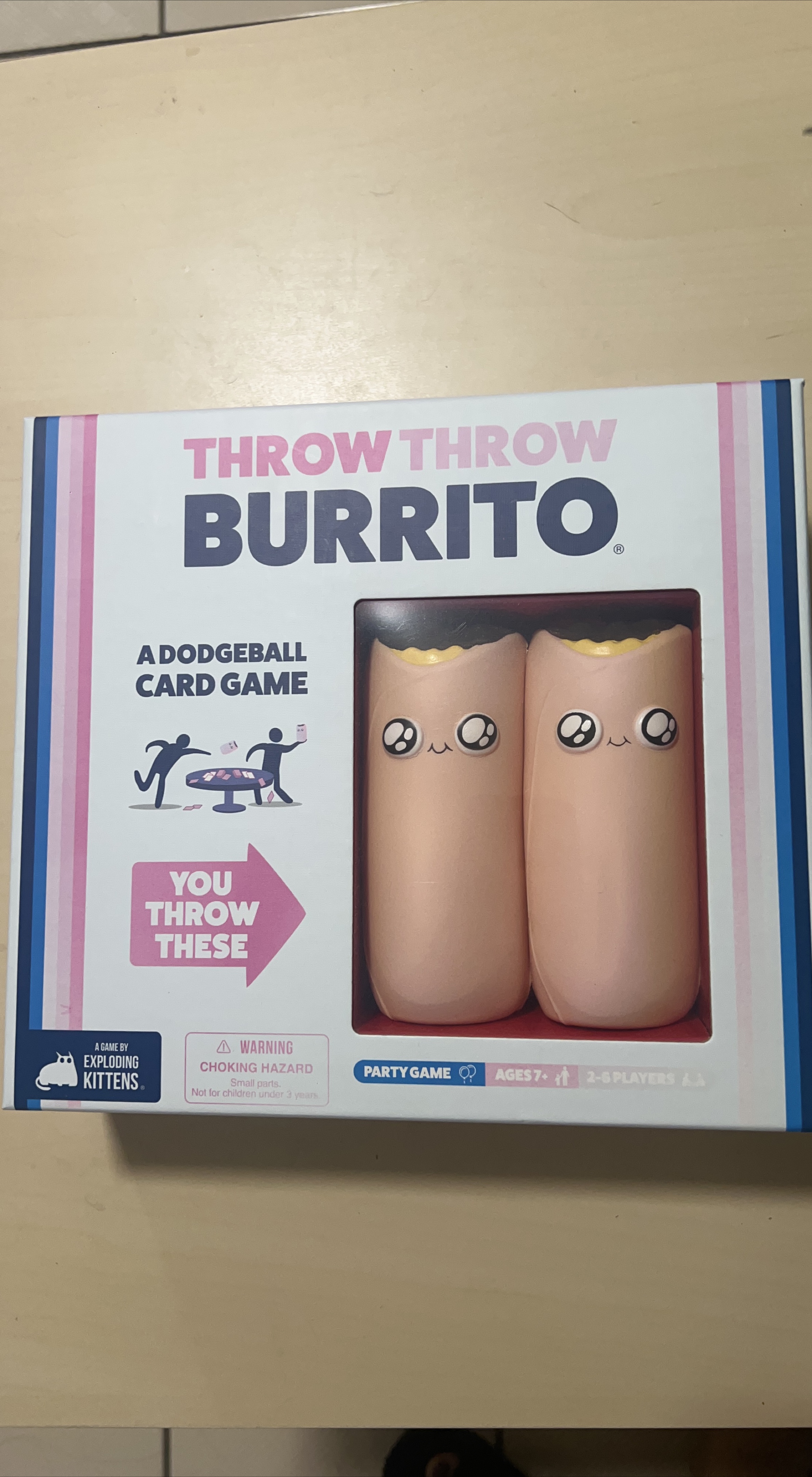 Throw Throw Burrito Dodgeball Card Game