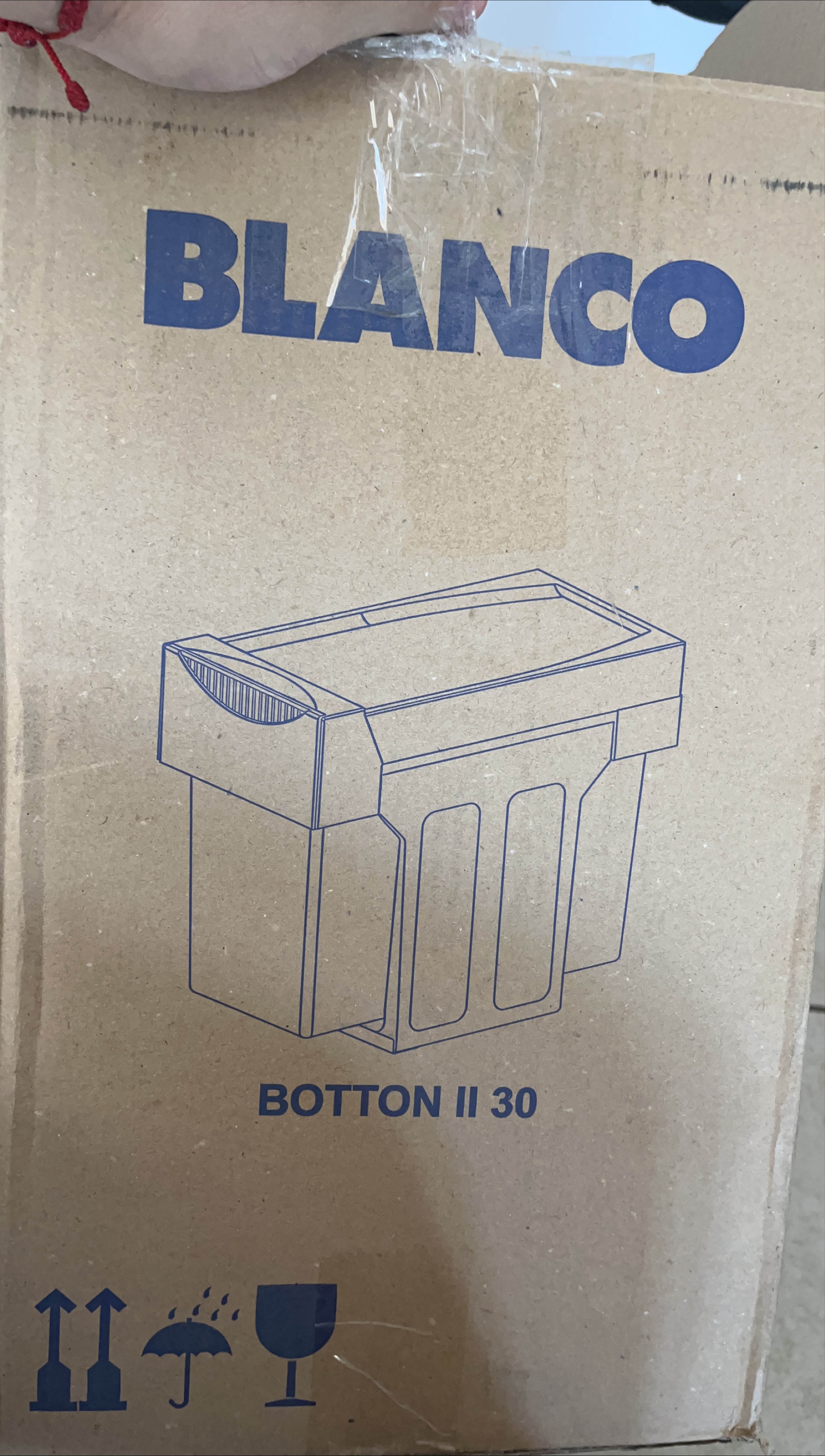 Blanco Botton II 30 Waste Recycling System - Black