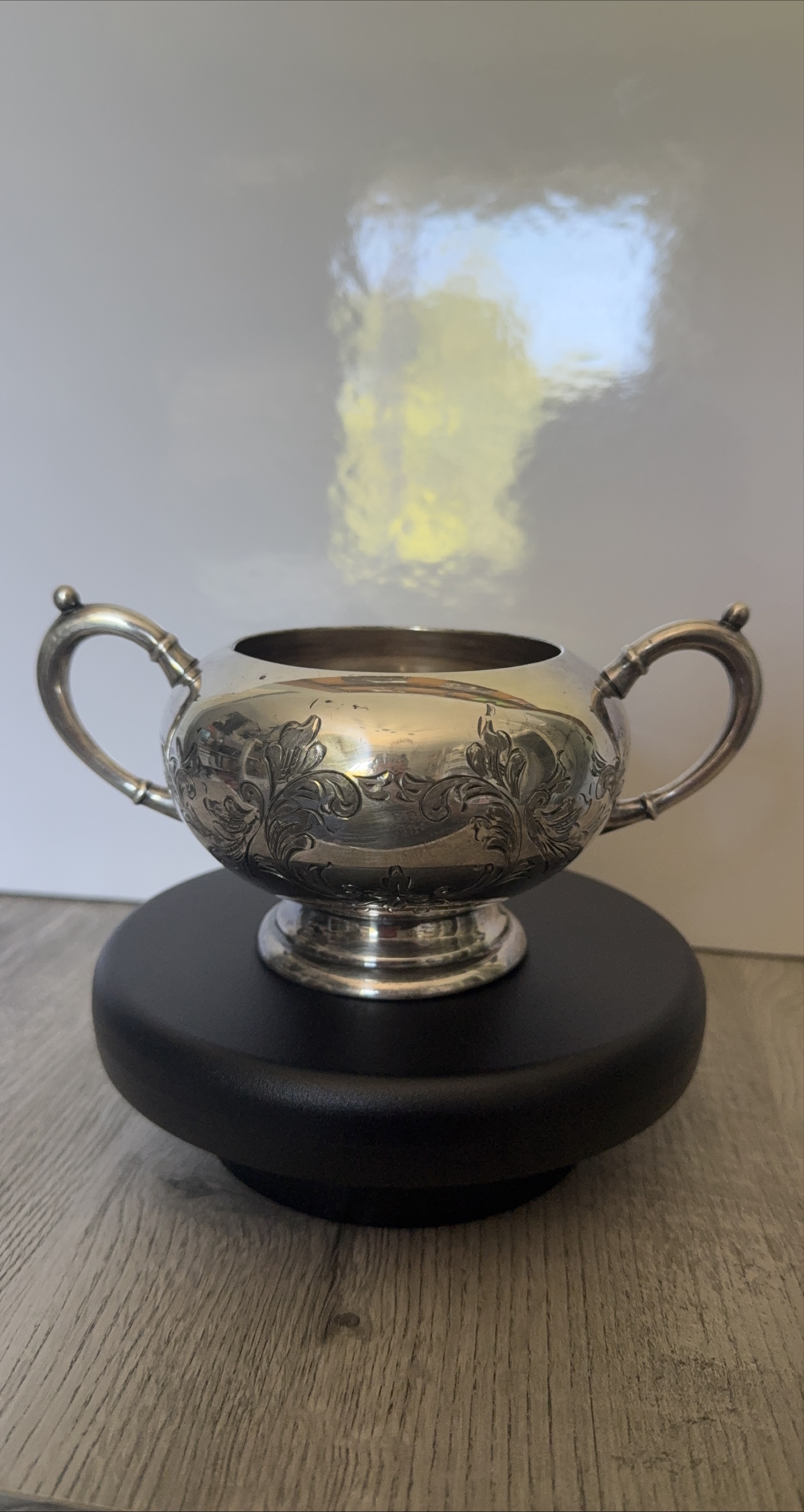 Vintage Silver Sugar Bowl thumbnail