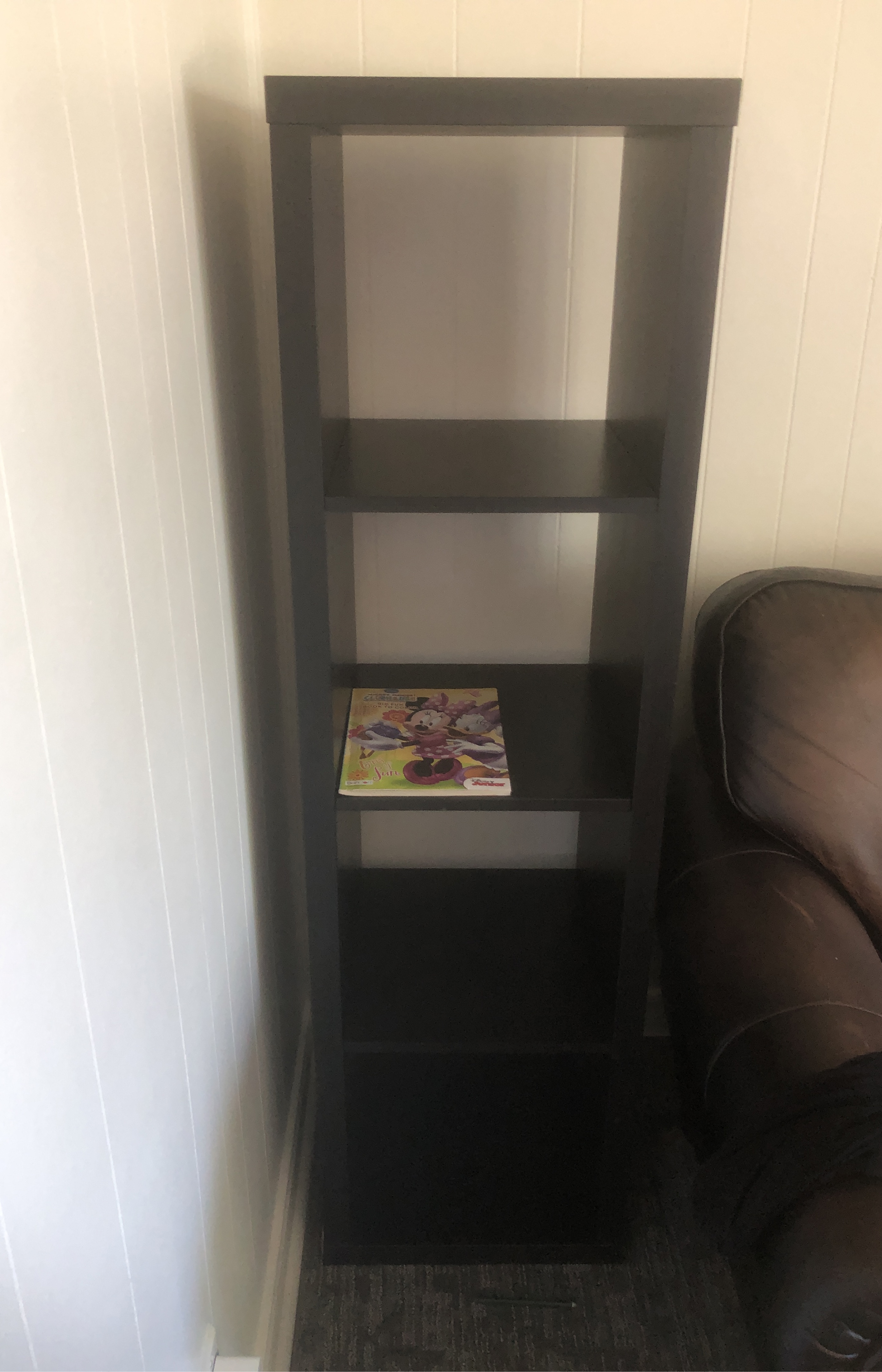Black Tall Narrow Bookshelf thumbnail
