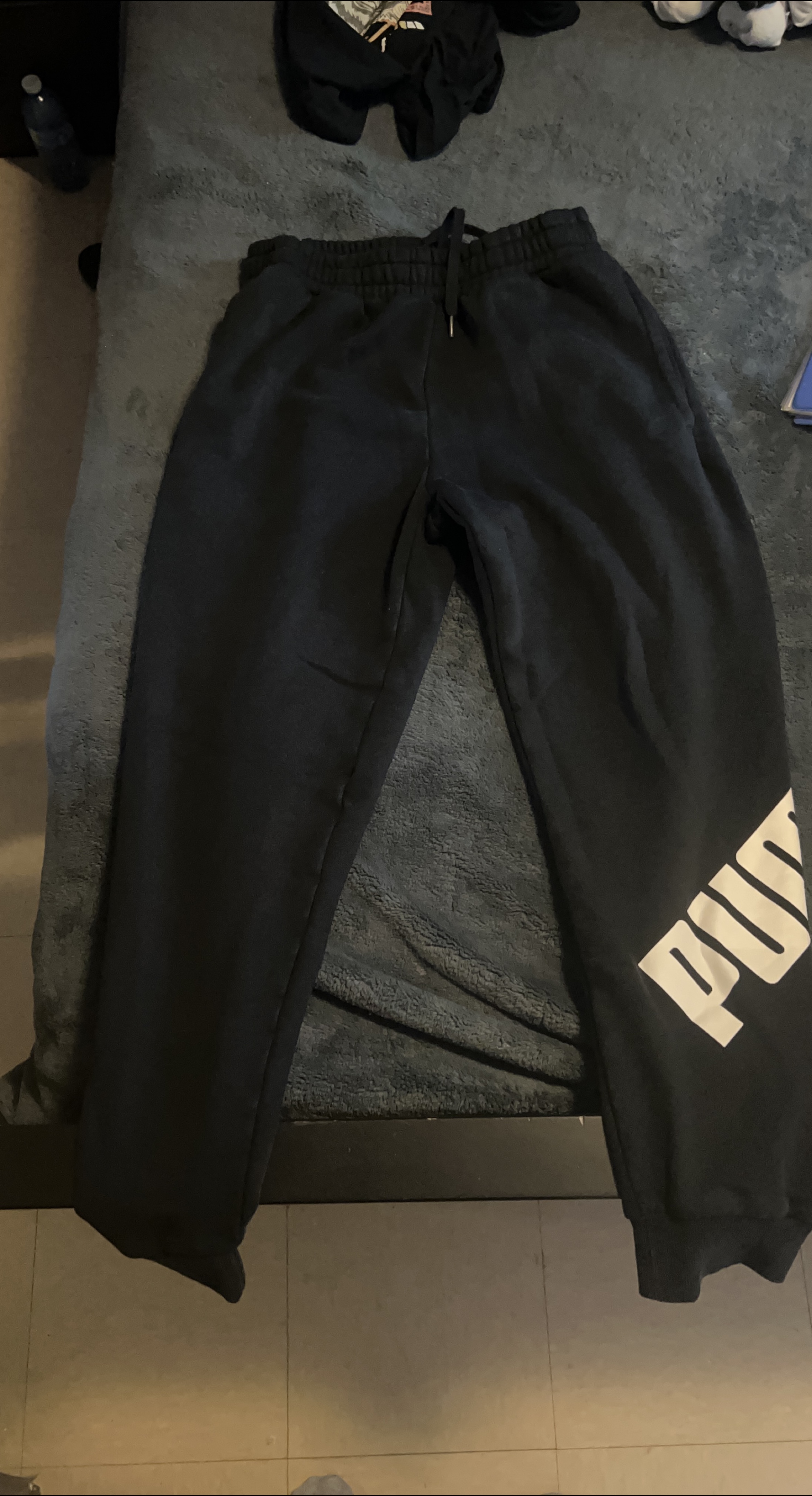 Puma Black Sweatpants - Size M thumbnail