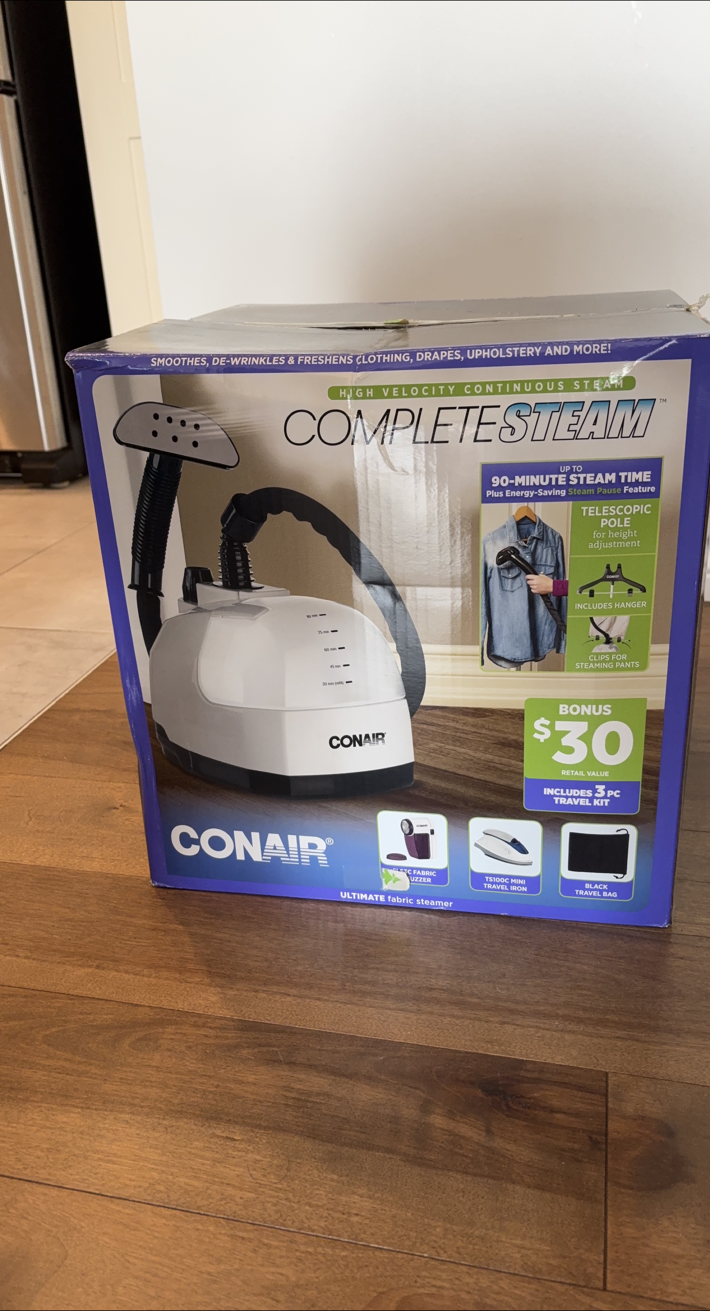 Conair Complete Steam Ultimate Fabric Steamer - New in Box! thumbnail