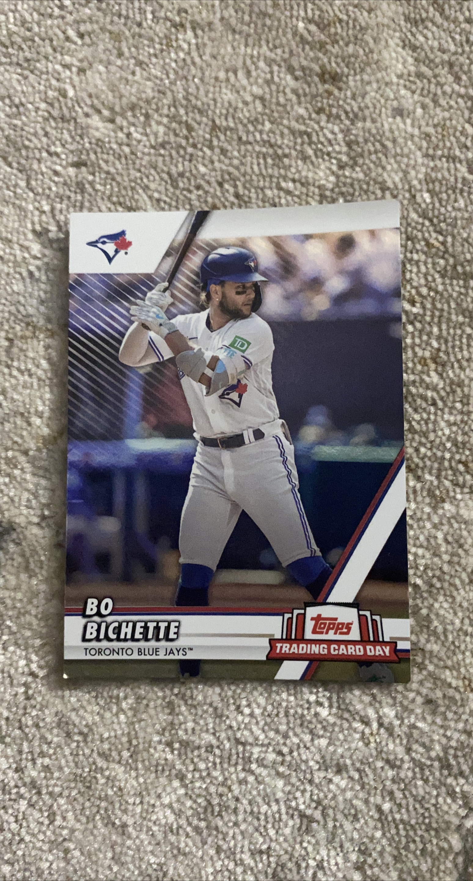 Bo Bichette Toronto Blue Jays Topps Trading Card
