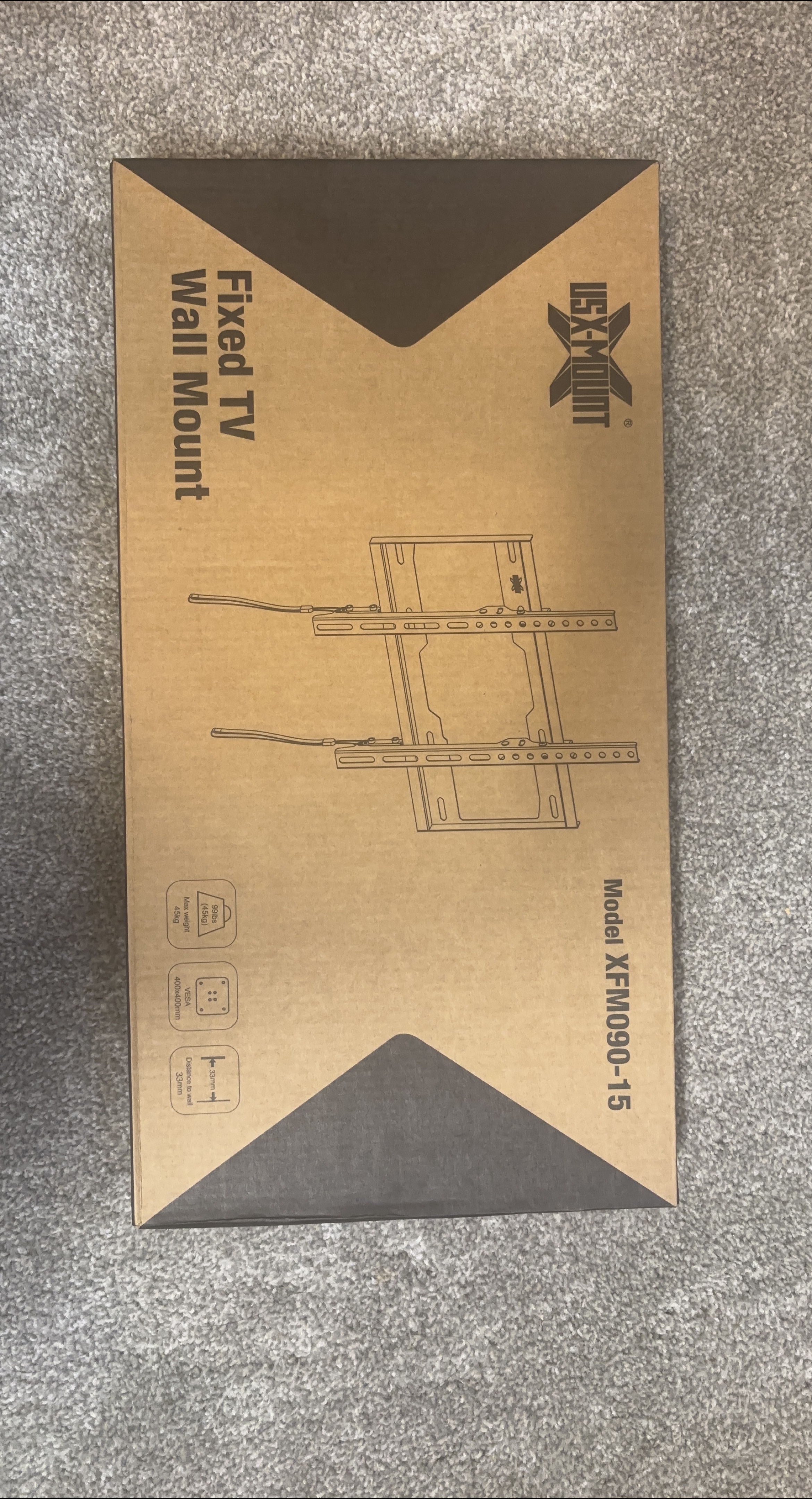 USX-MOUNT Fixed TV Wall Mount XFM090-15