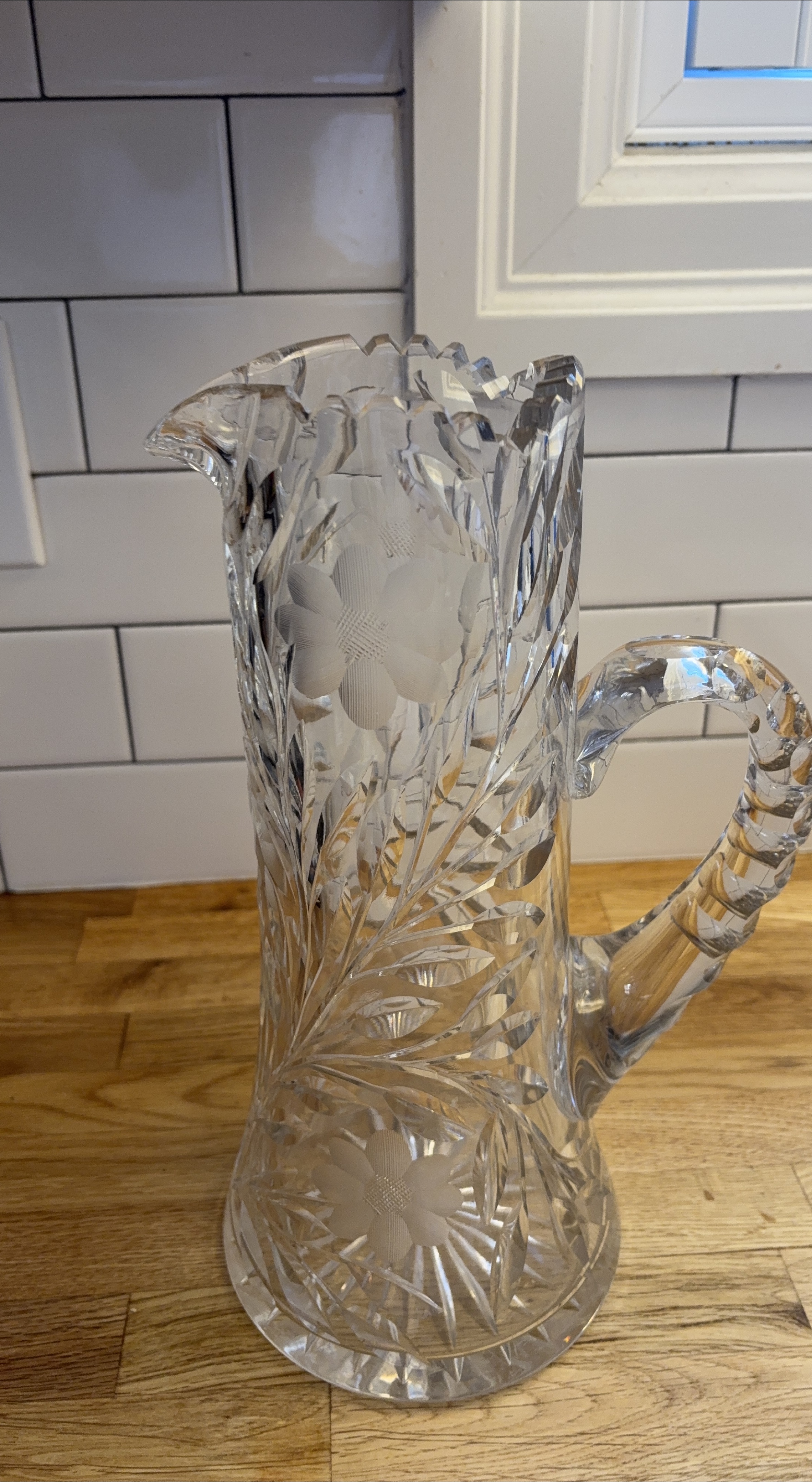 Crystal Glass Pitcher thumbnail