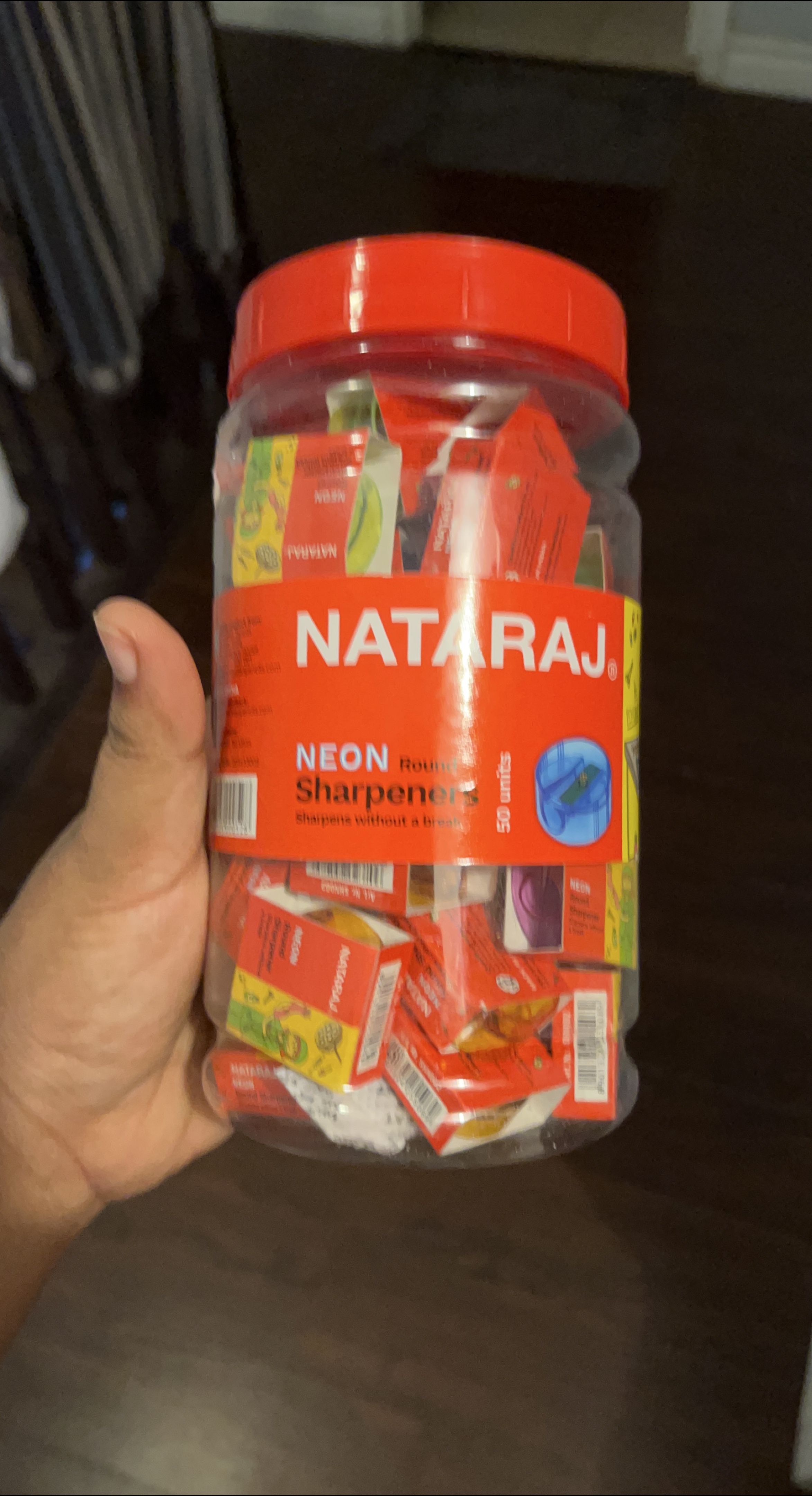 Nataraj Neon Round Sharpeners - 50 Units thumbnail