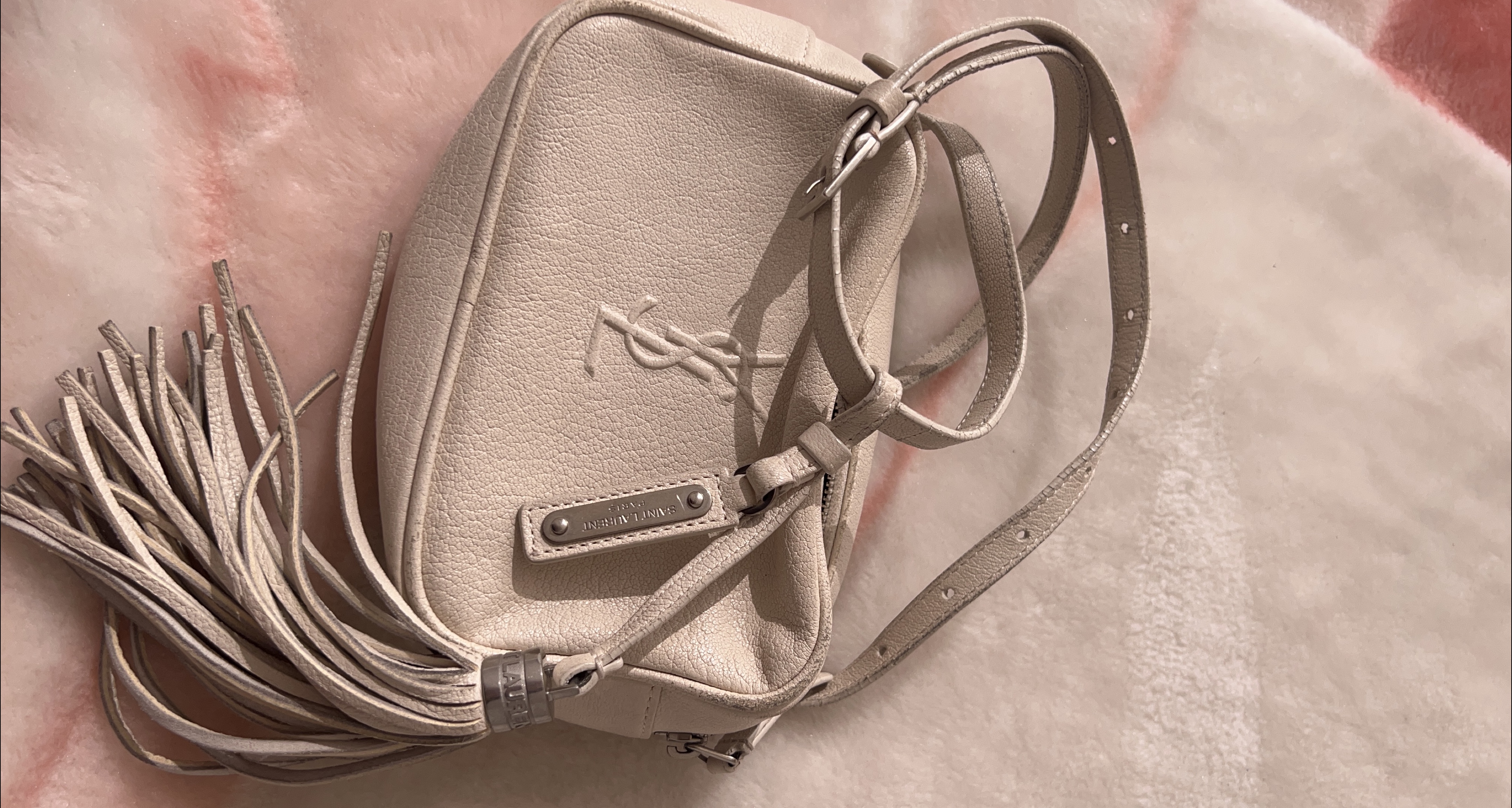 Saint Laurent Lou Camera Bag - Ivory thumbnail