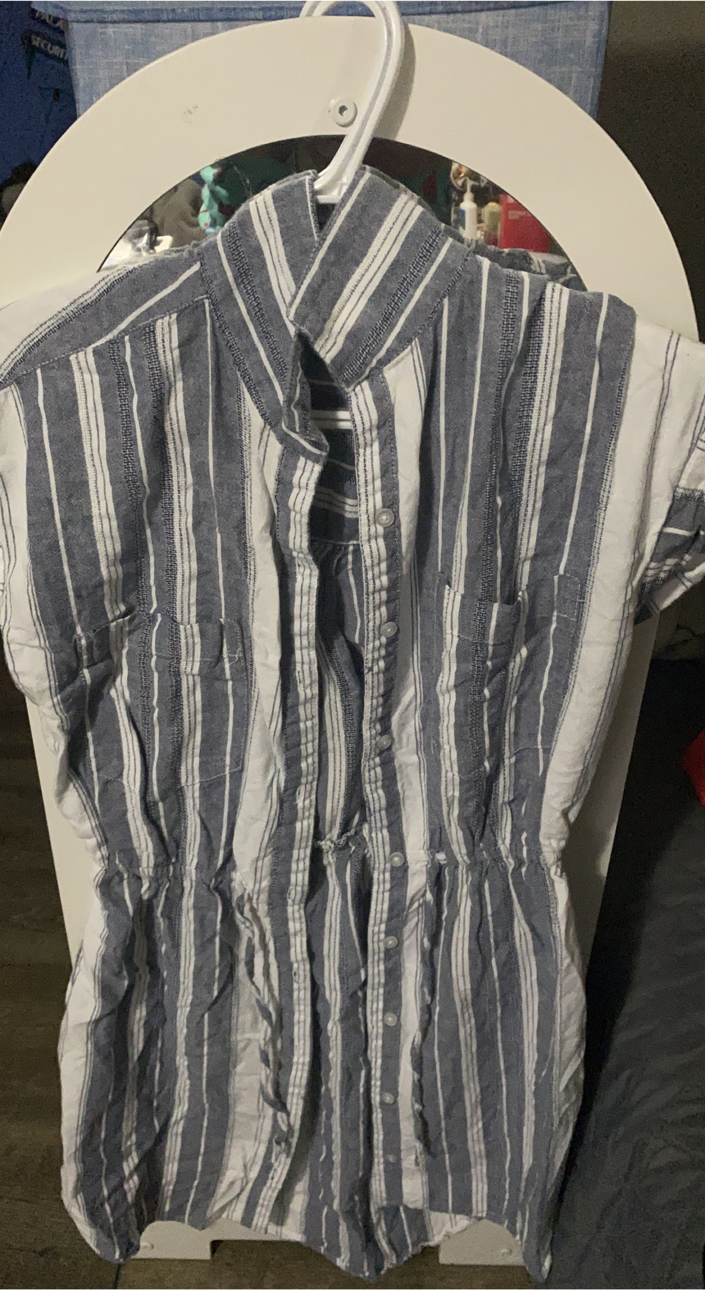 Striped Shirt Dress thumbnail