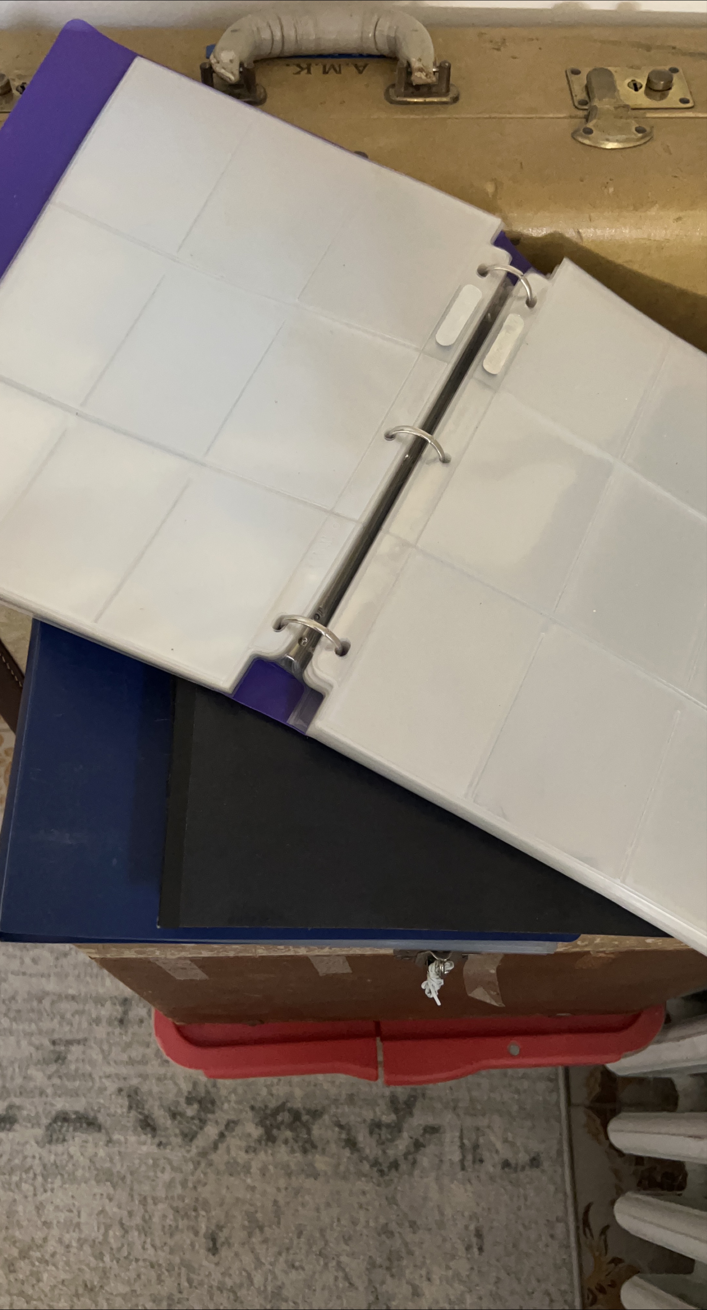 Trading Card Binder with Sleeves