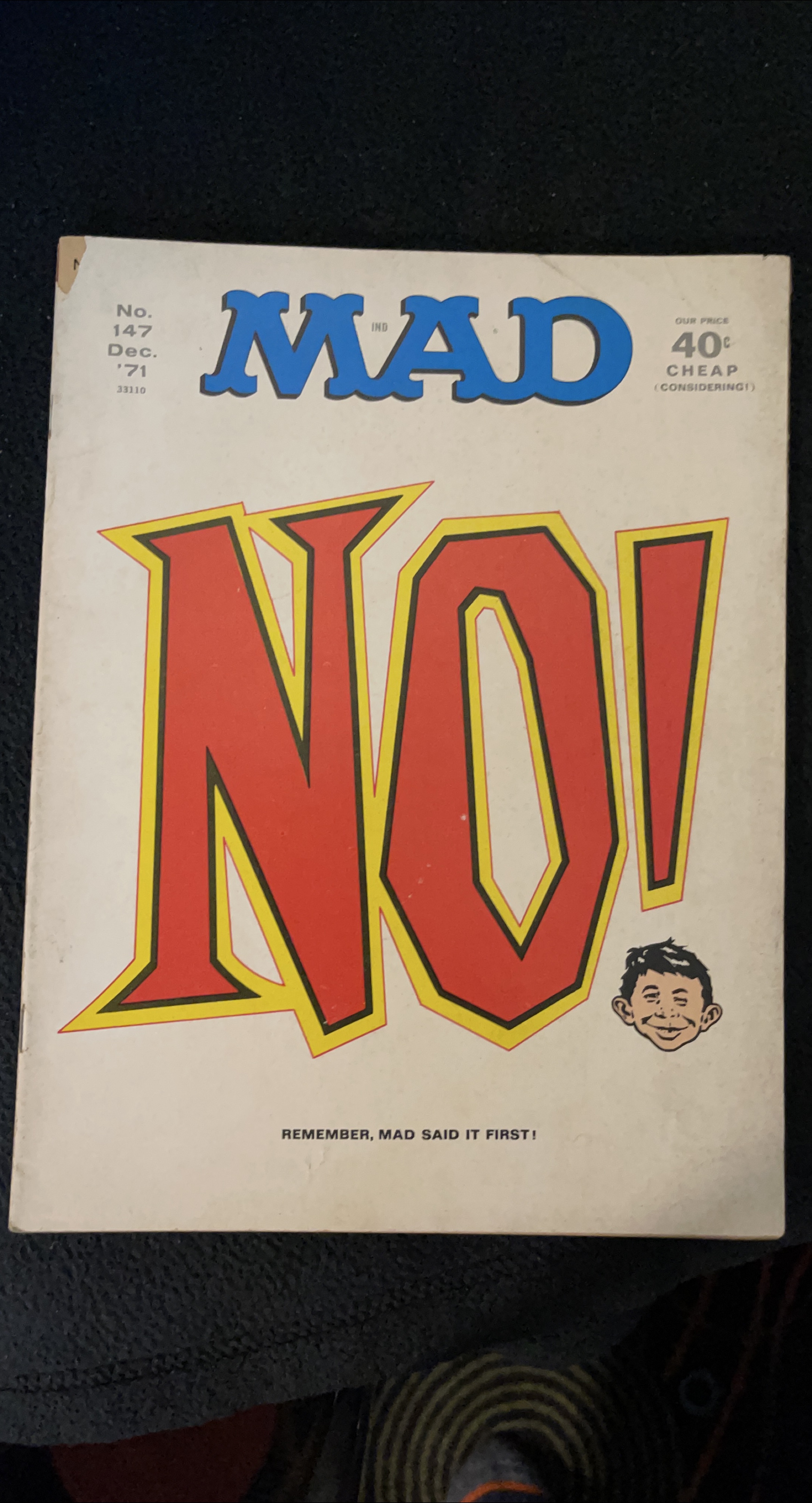 MAD Magazine No. 147 Dec '71 thumbnail