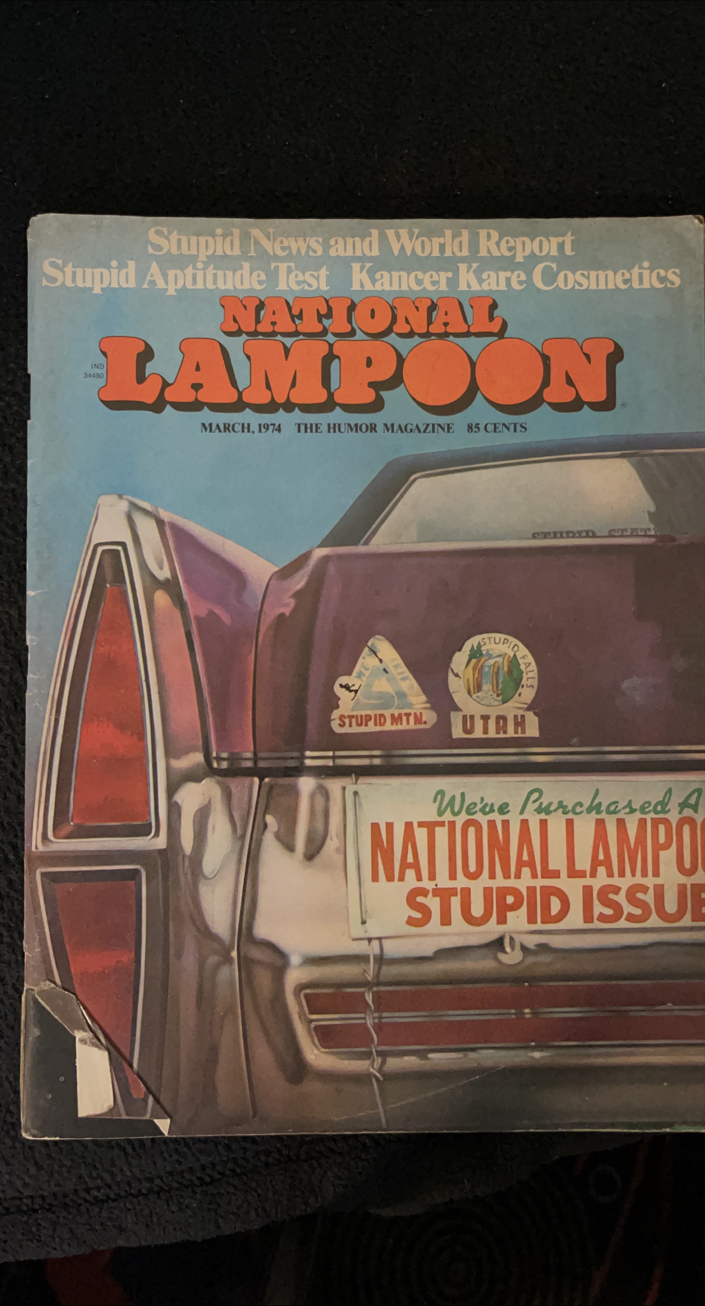 National Lampoon March 1974 Humor Magazine thumbnail