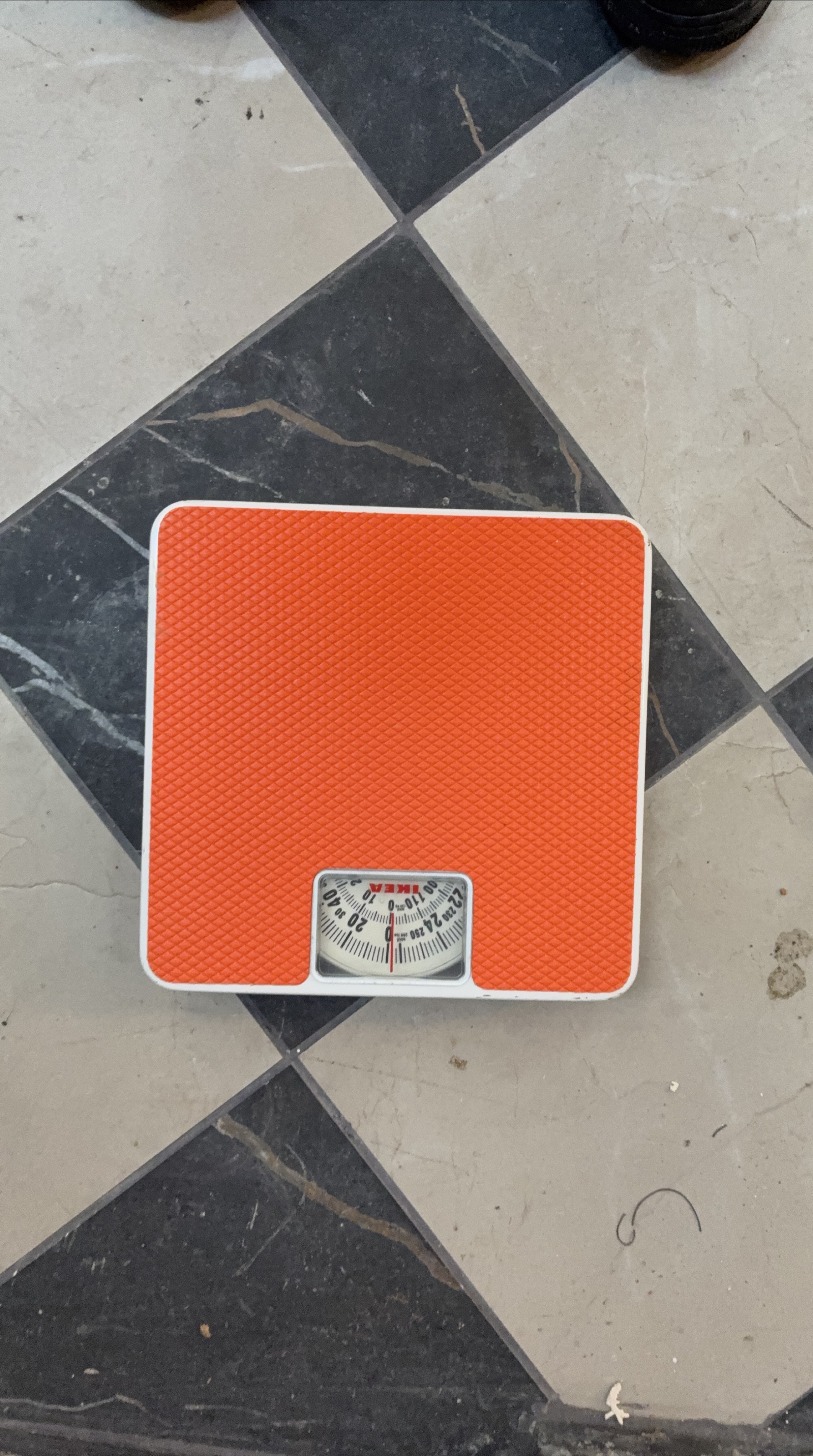 IKEA LOSJÖN Orange Bathroom Scale thumbnail