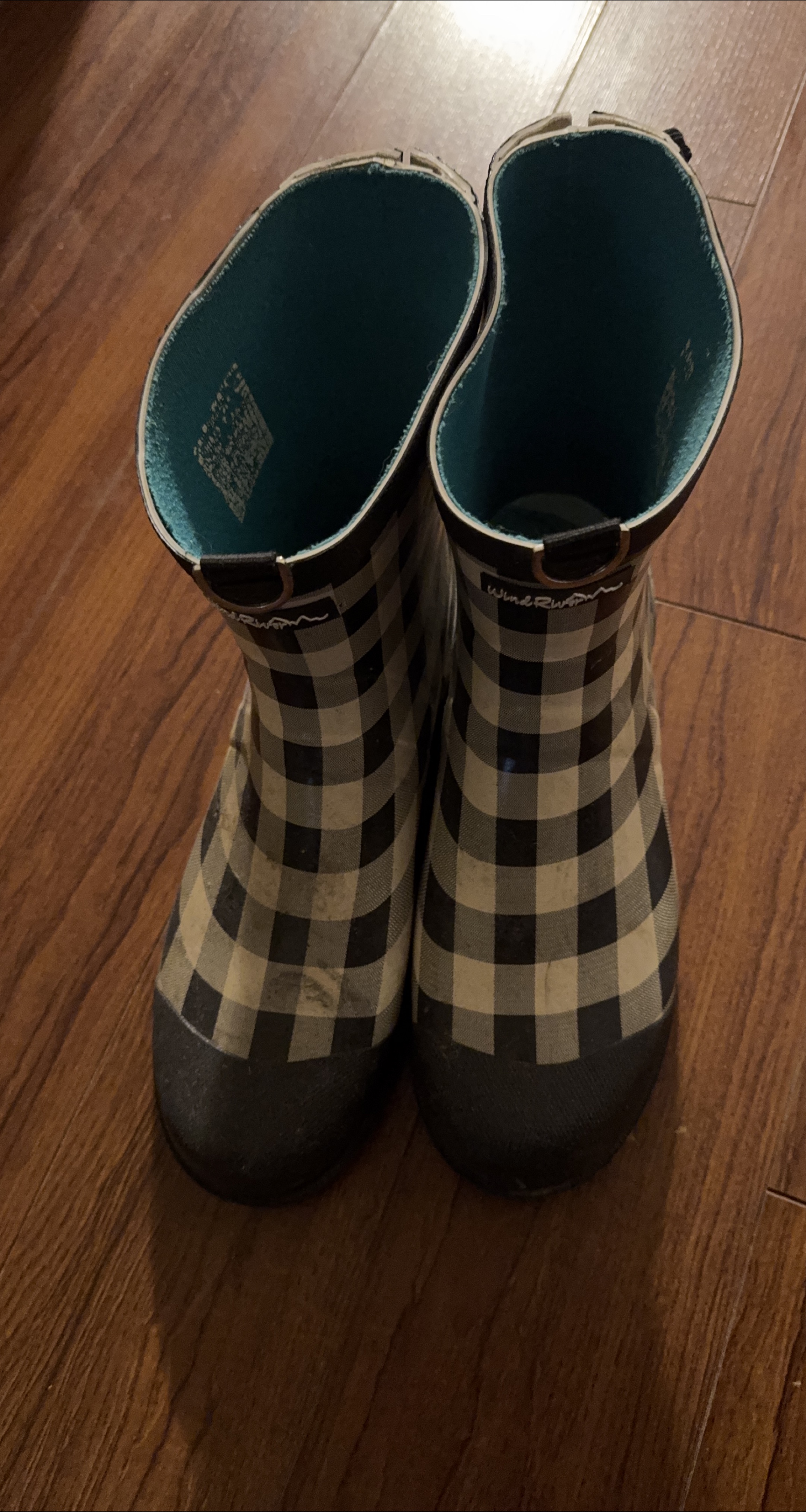 WindRiver Plaid Rain Boots🥕 thumbnail