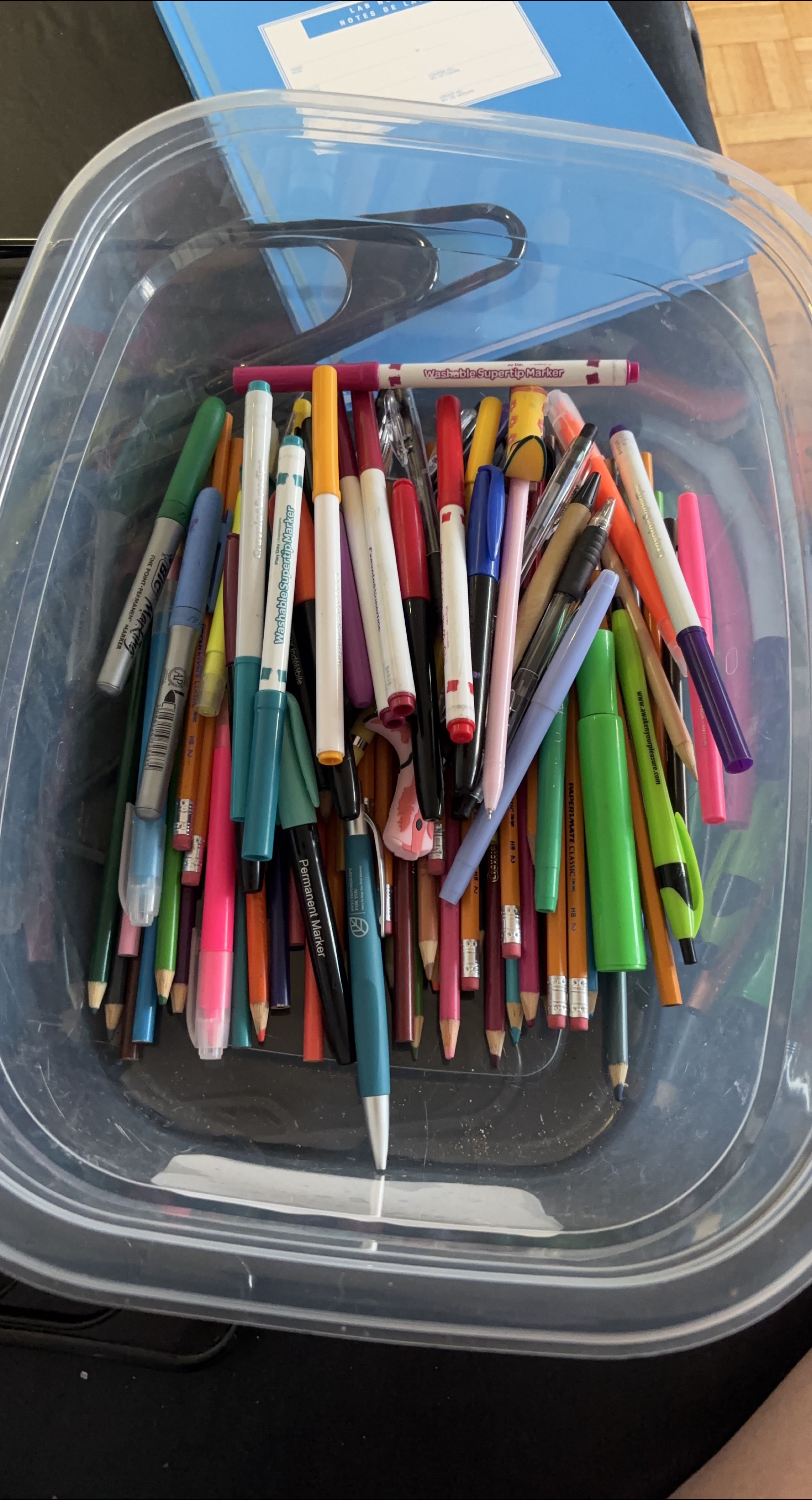 Mixed Lot of Pens, Pencils & Markers image indicator(1)