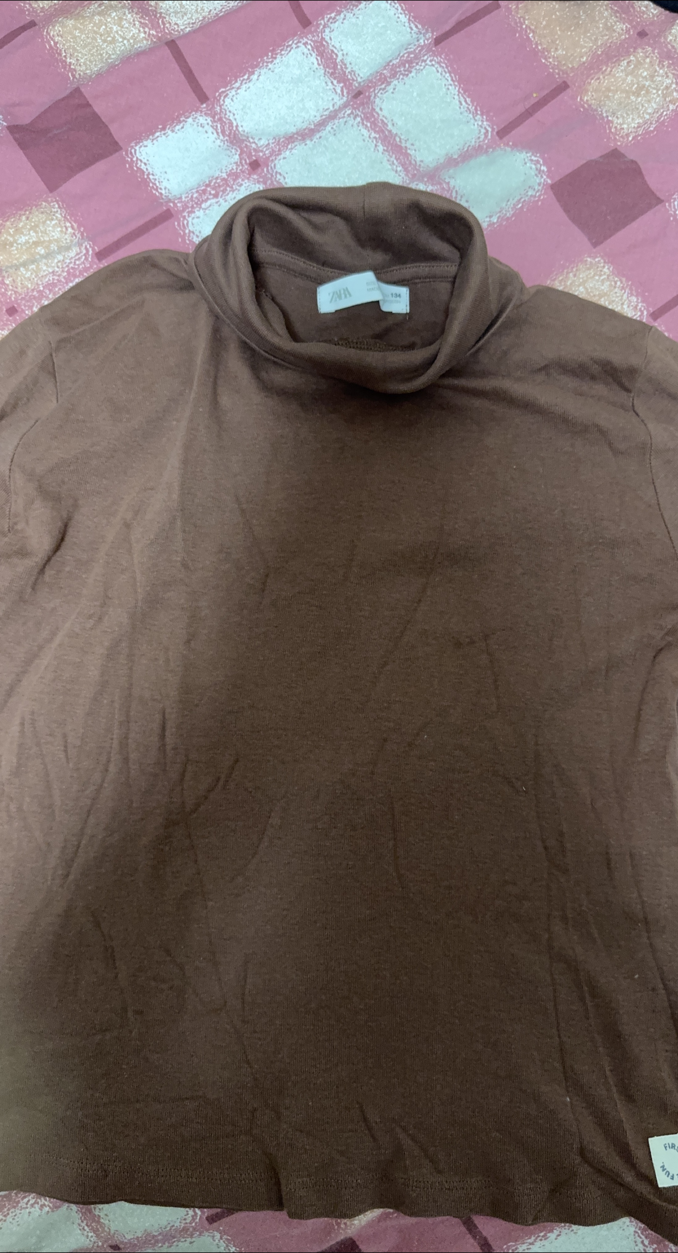 Zara Brown Turtleneck, Size 13-14 thumbnail