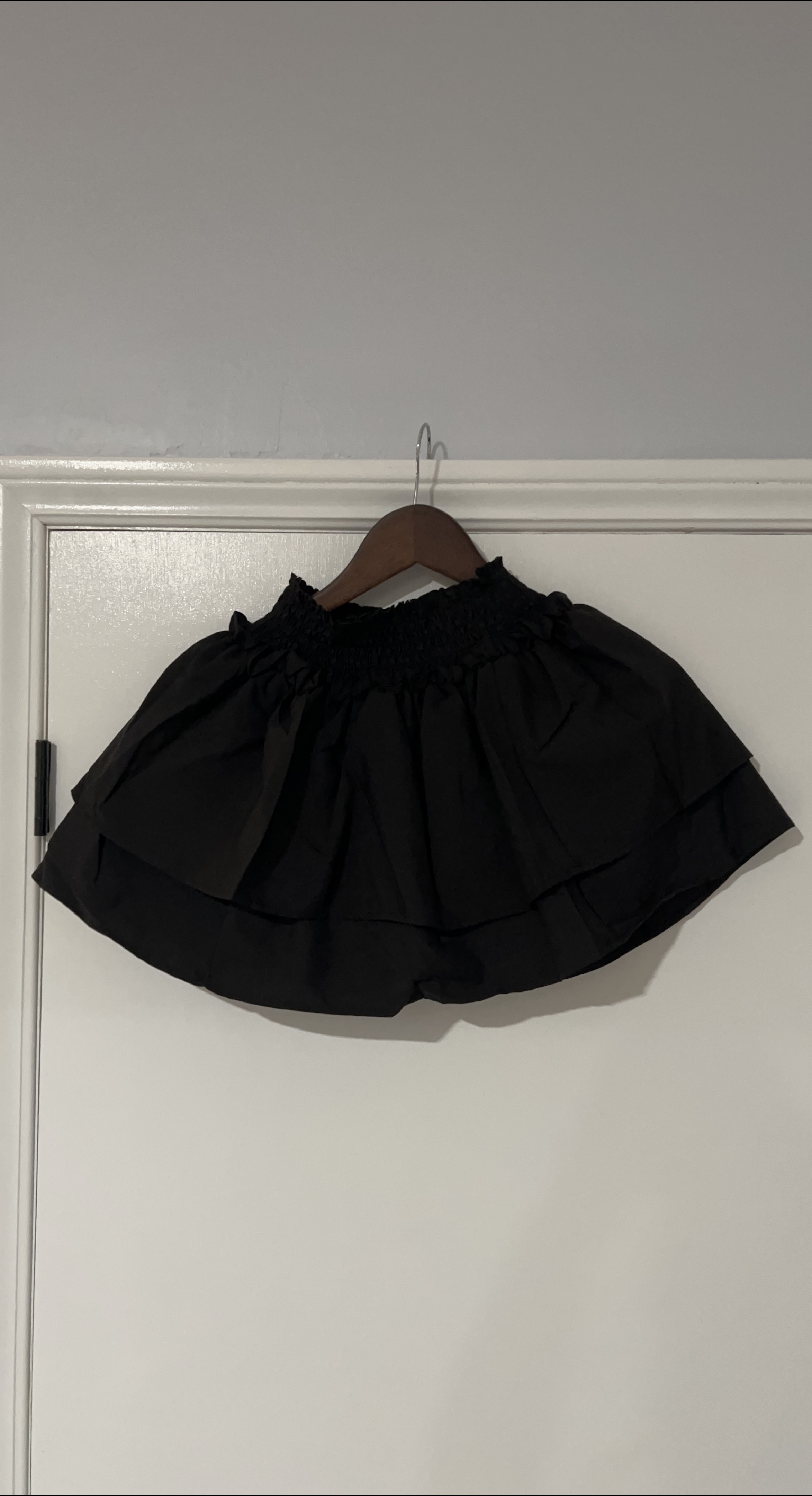 Black Ruffle Mini Skirt thumbnail