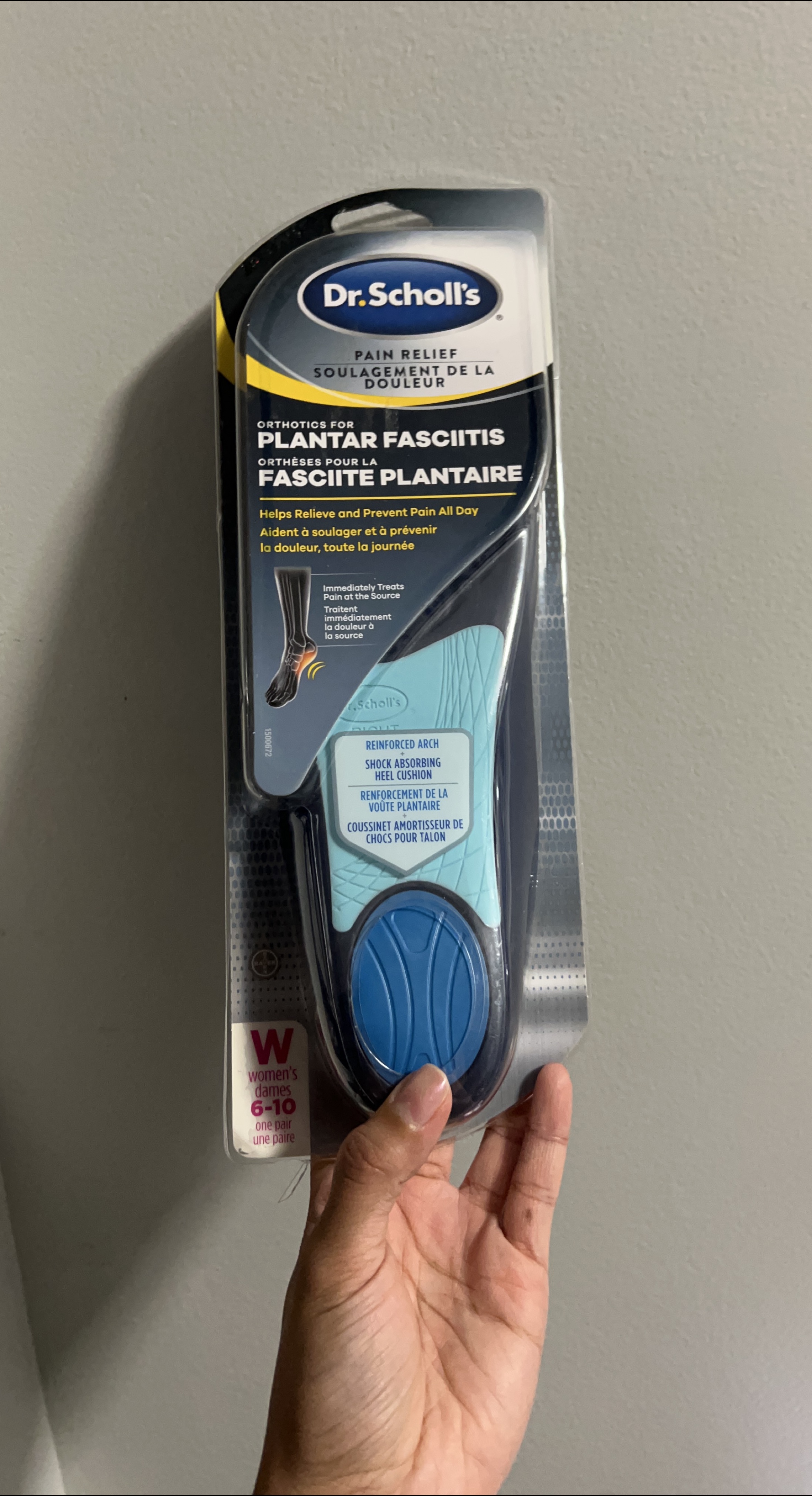 Dr. Scholl's Plantar Fasciitis Orthotics (Women's 6-10)