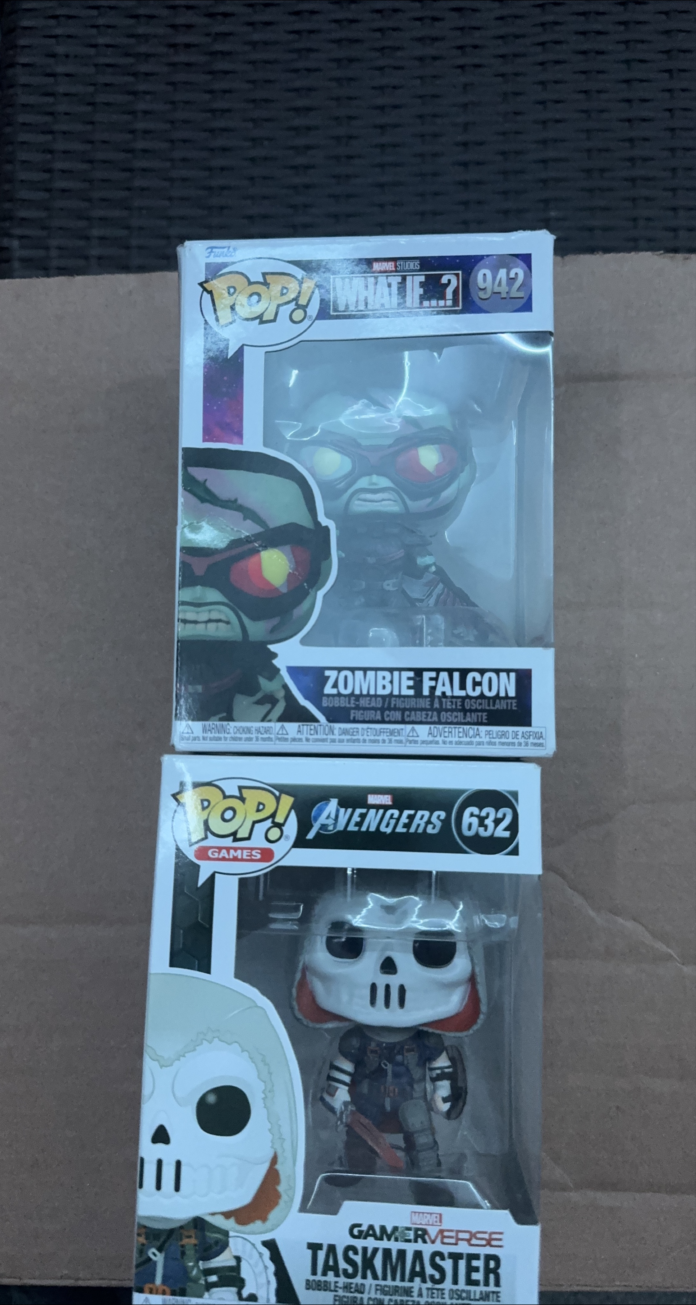 Funko Pop! Zombie Falcon #942 & Taskmaster #632 thumbnail