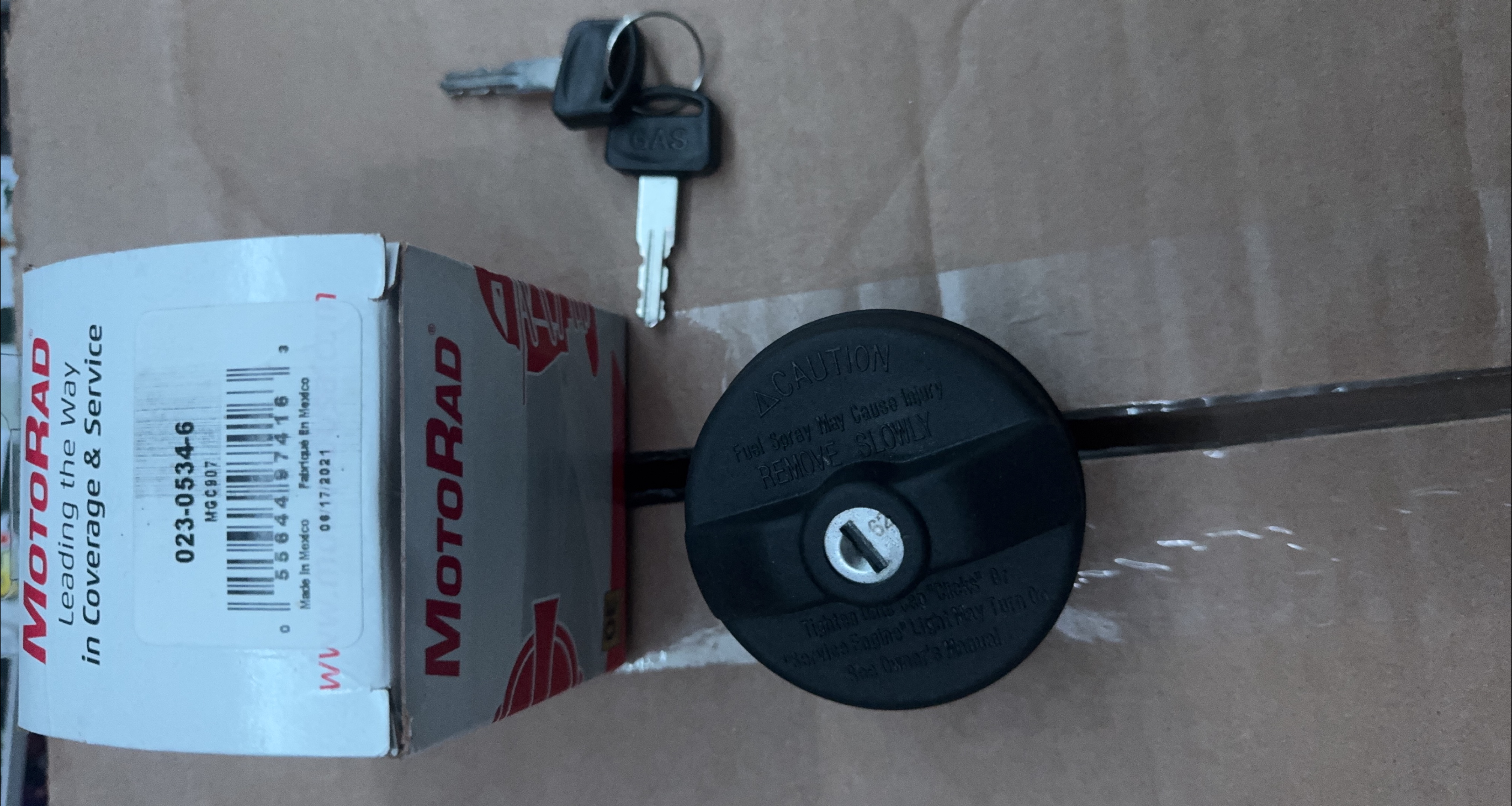 Motorad Locking Fuel Cap 023-0534-6 with Keys thumbnail