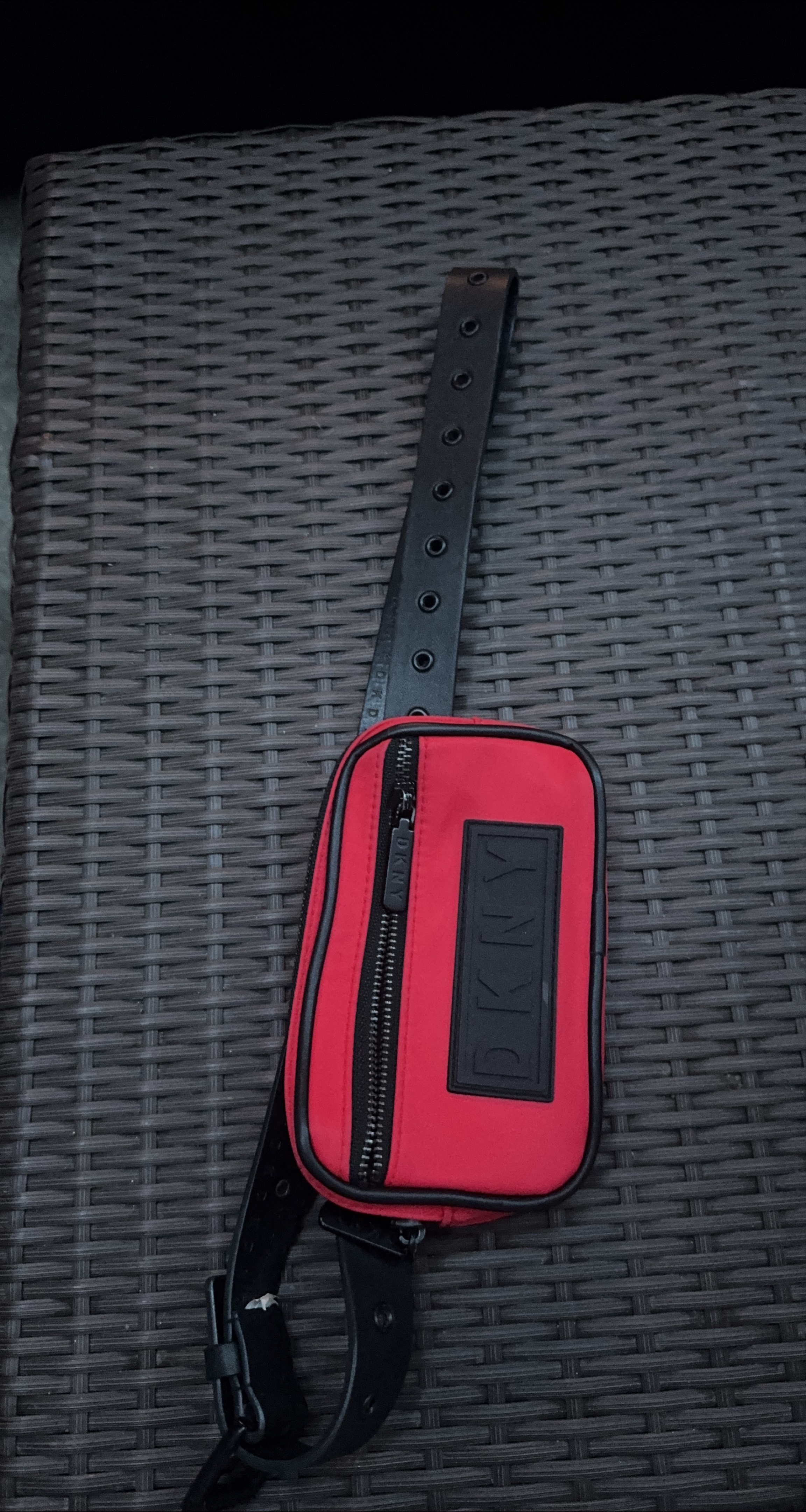 DKNY Red Belt Bag thumbnail
