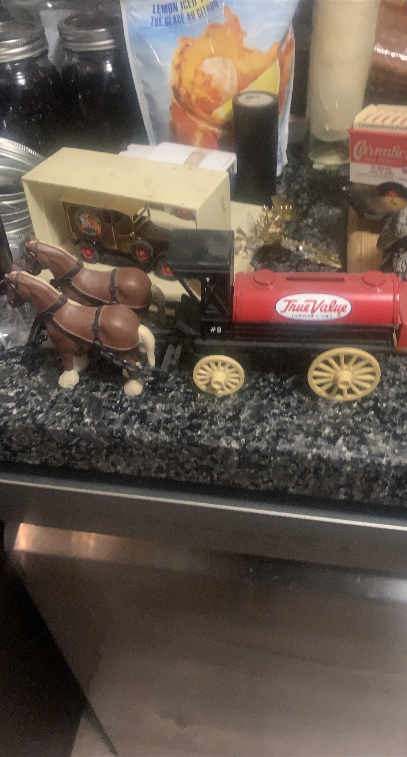 True Value Horse Drawn Wagon Toy thumbnail