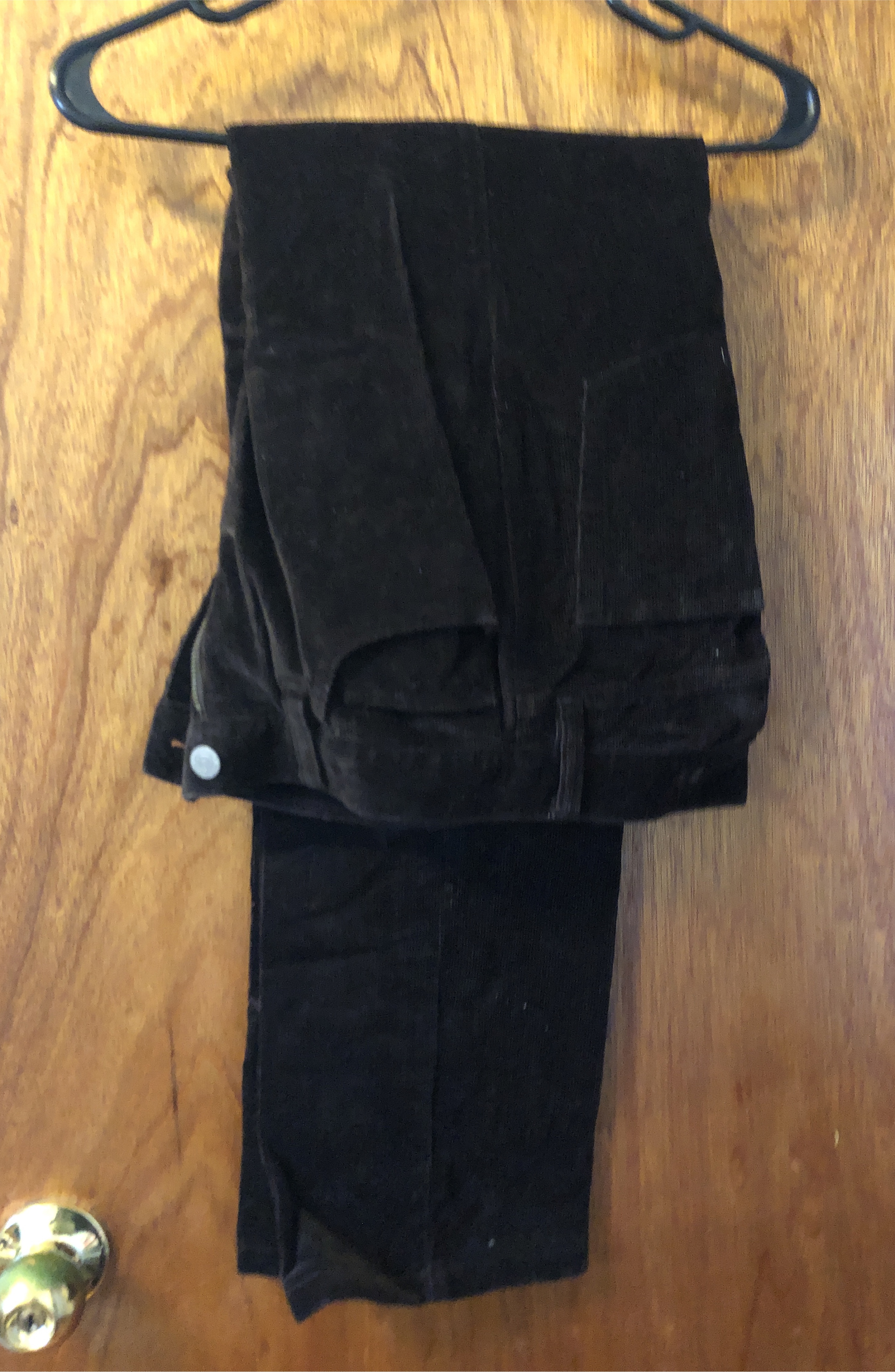 🥕Uniqlo Dark Brown Corduroy Pants thumbnail