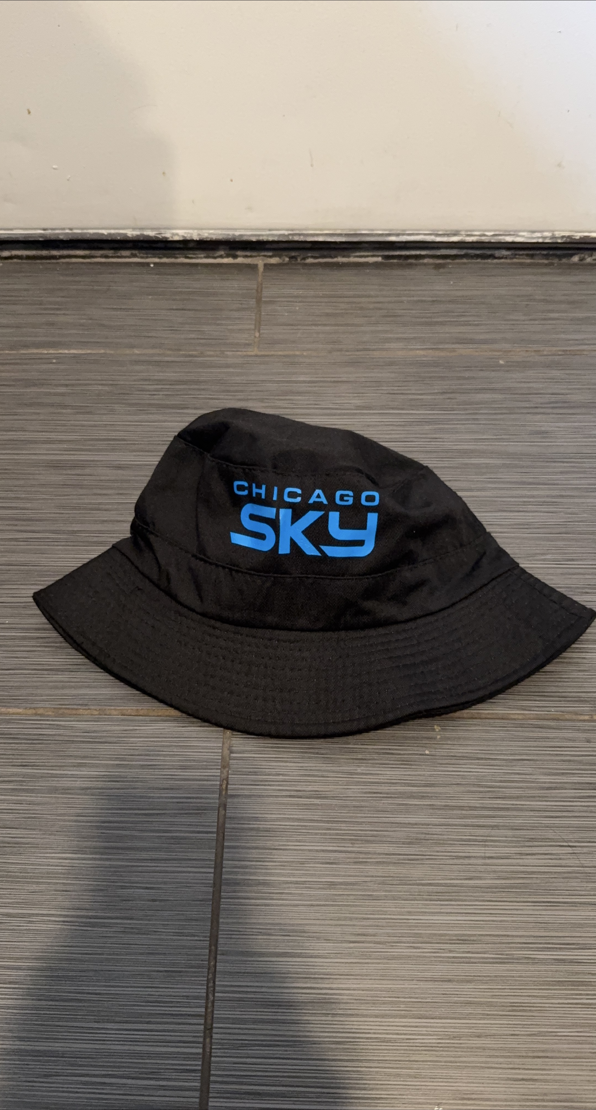 Chicago Sky Bucket Hat - Black
