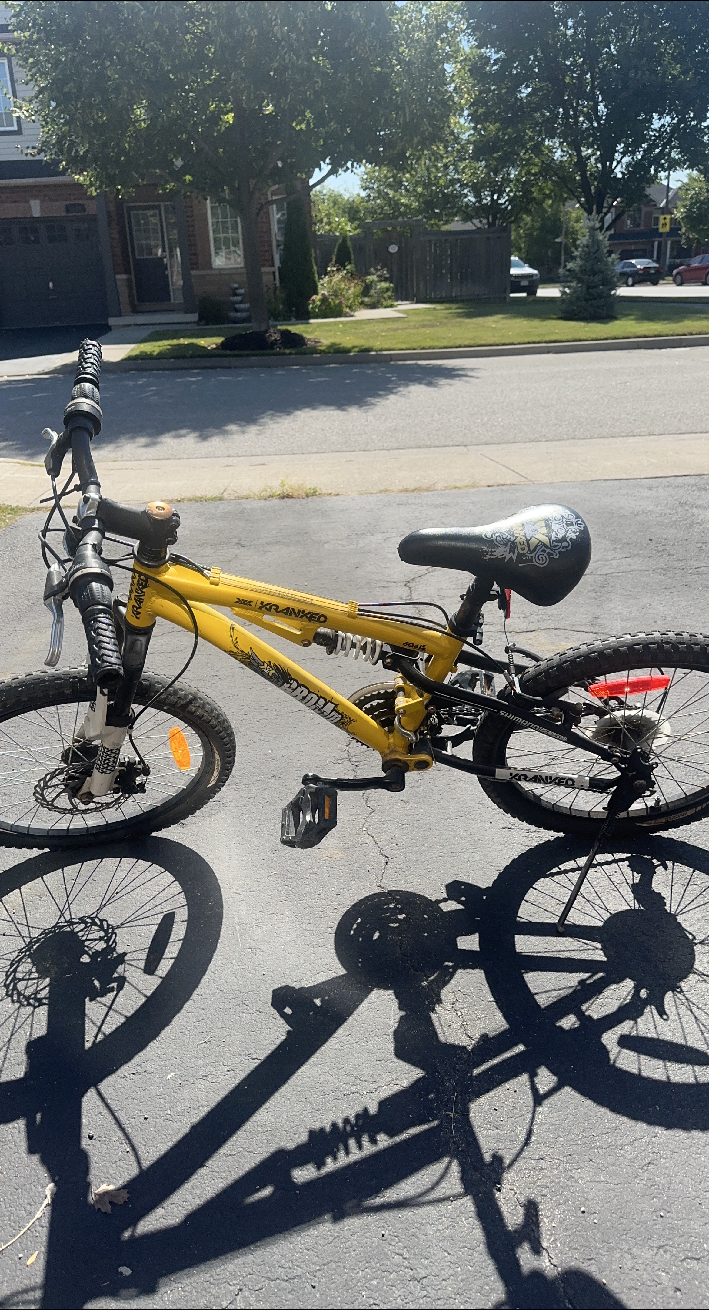 Kranked Yellow Mountain Bike thumbnail