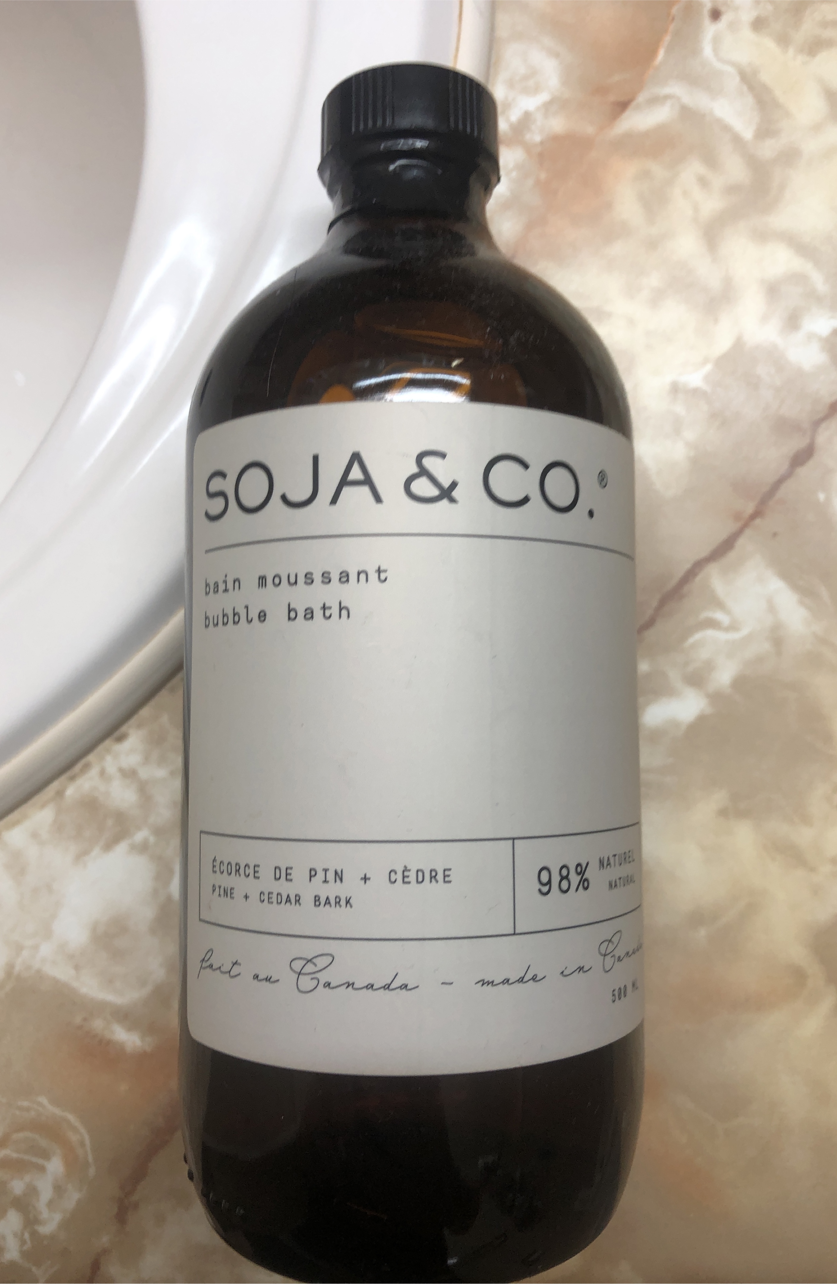 SOJA & CO. Pine + Cedar Bark Bubble Bath thumbnail