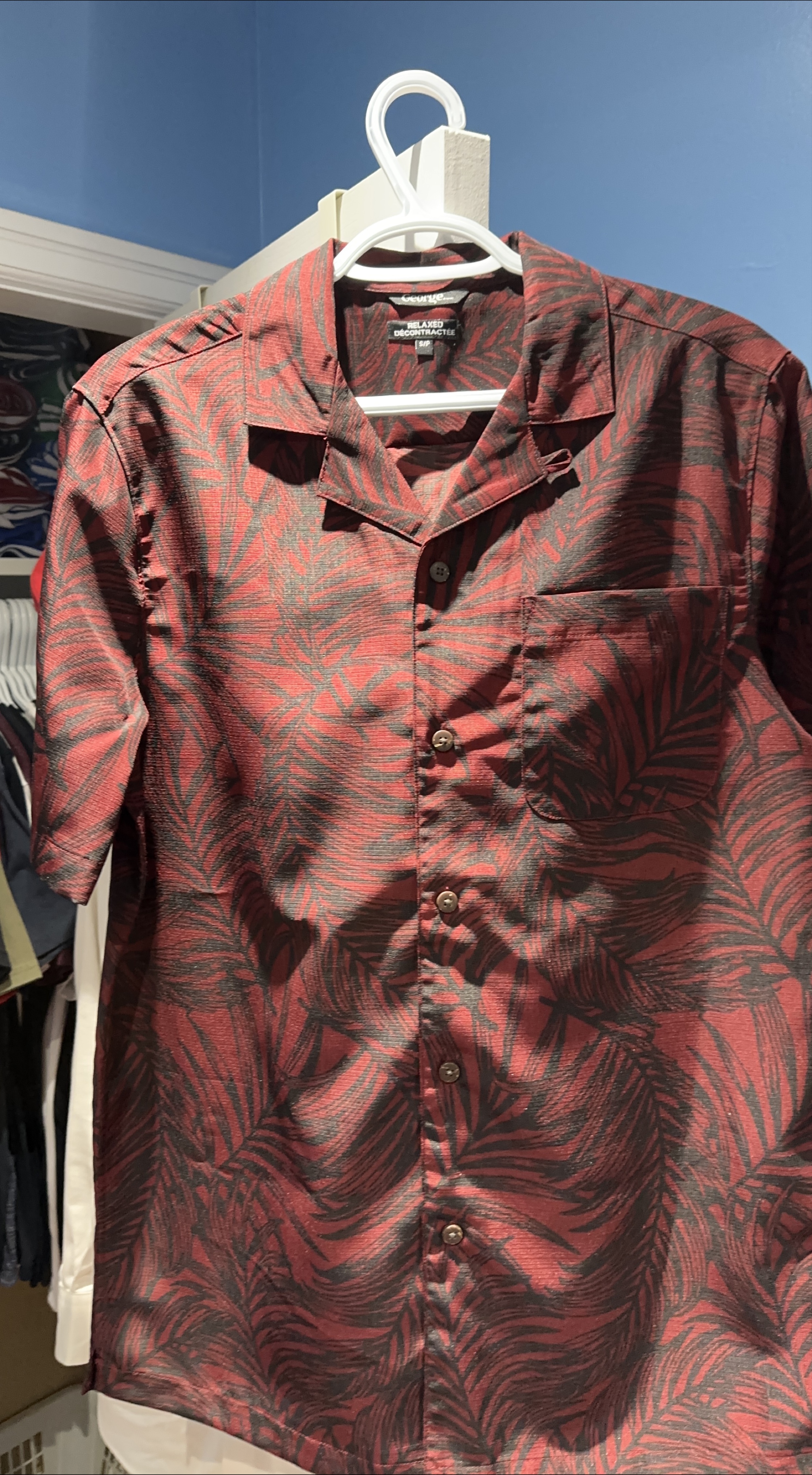 George Relaxed Decontractee S/P Button-Down Shirt thumbnail