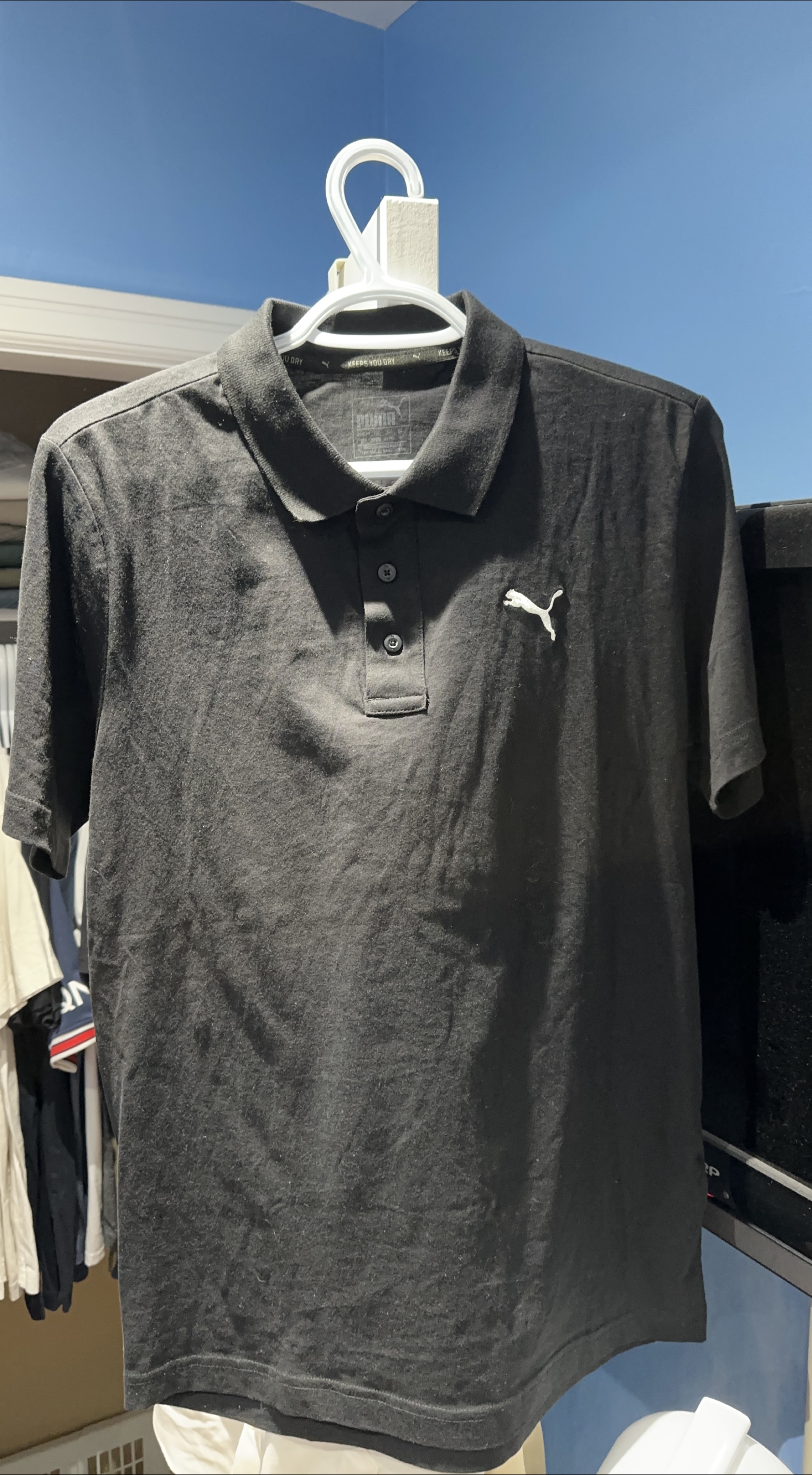Puma Black Polo Shirt thumbnail