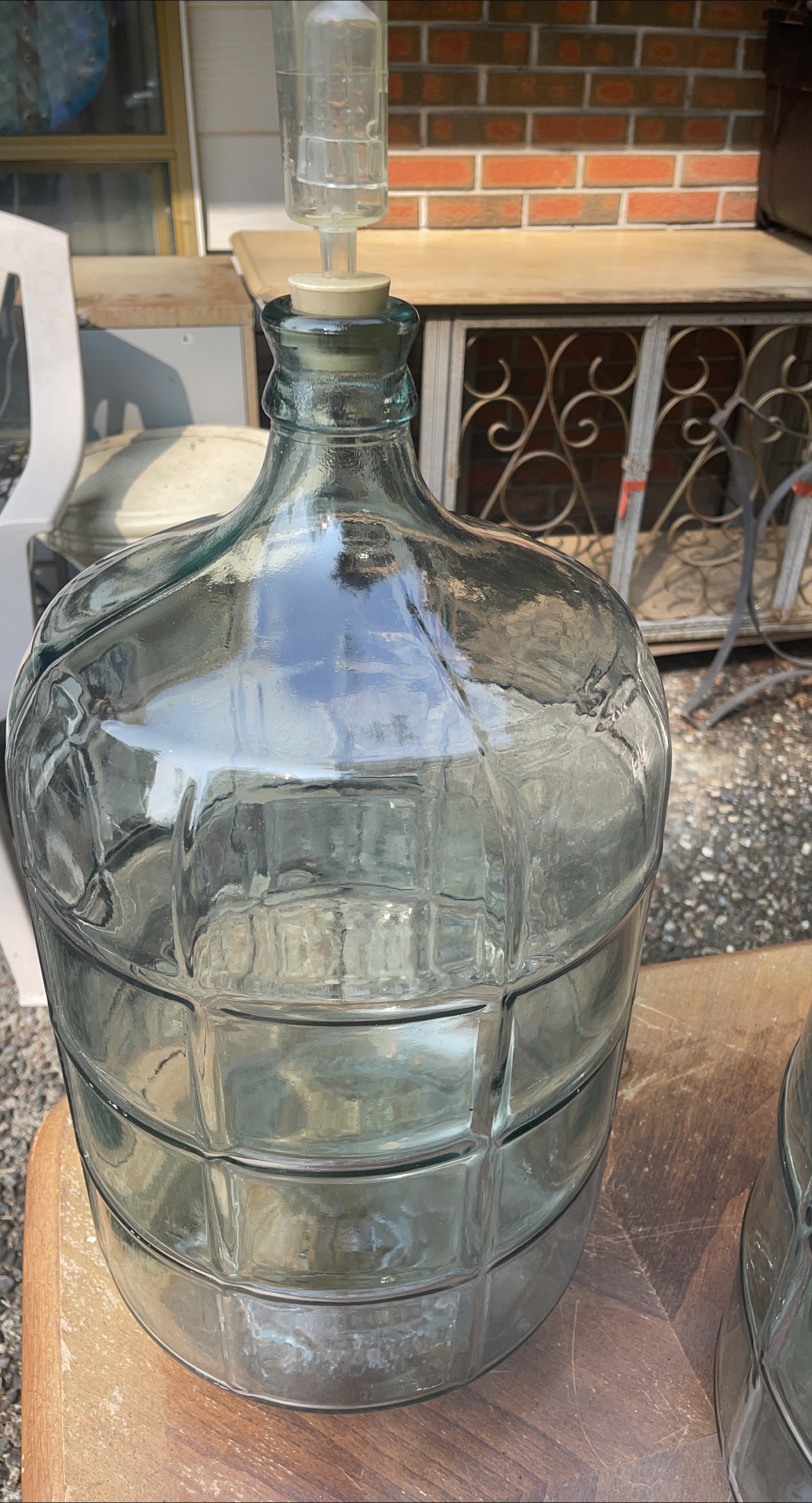 Glass Carboy Fermenter with Airlock thumbnail