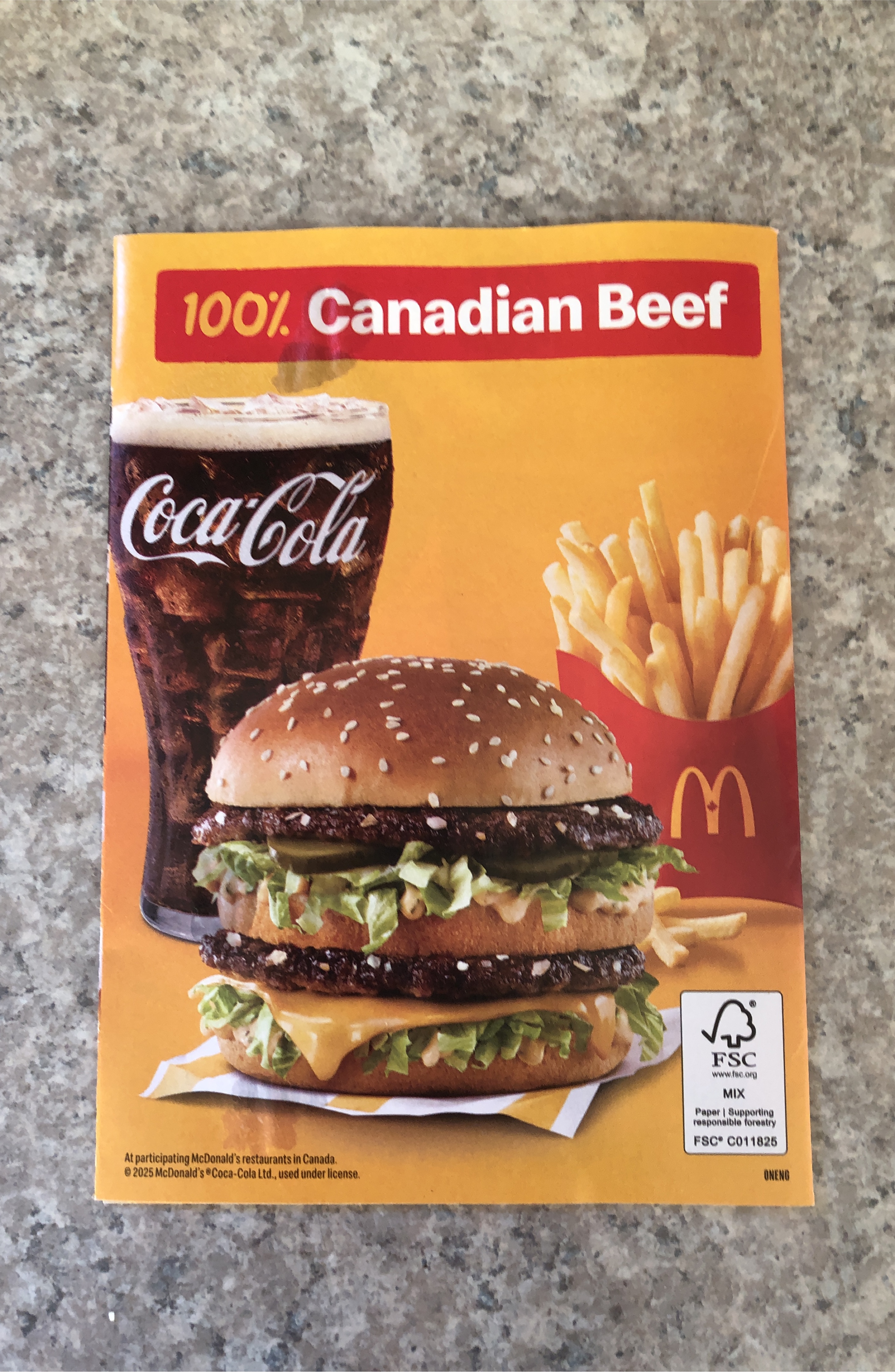 🥕🆓coupons - McDonald's Ad - 100% Canadian Beef image indicator(1)