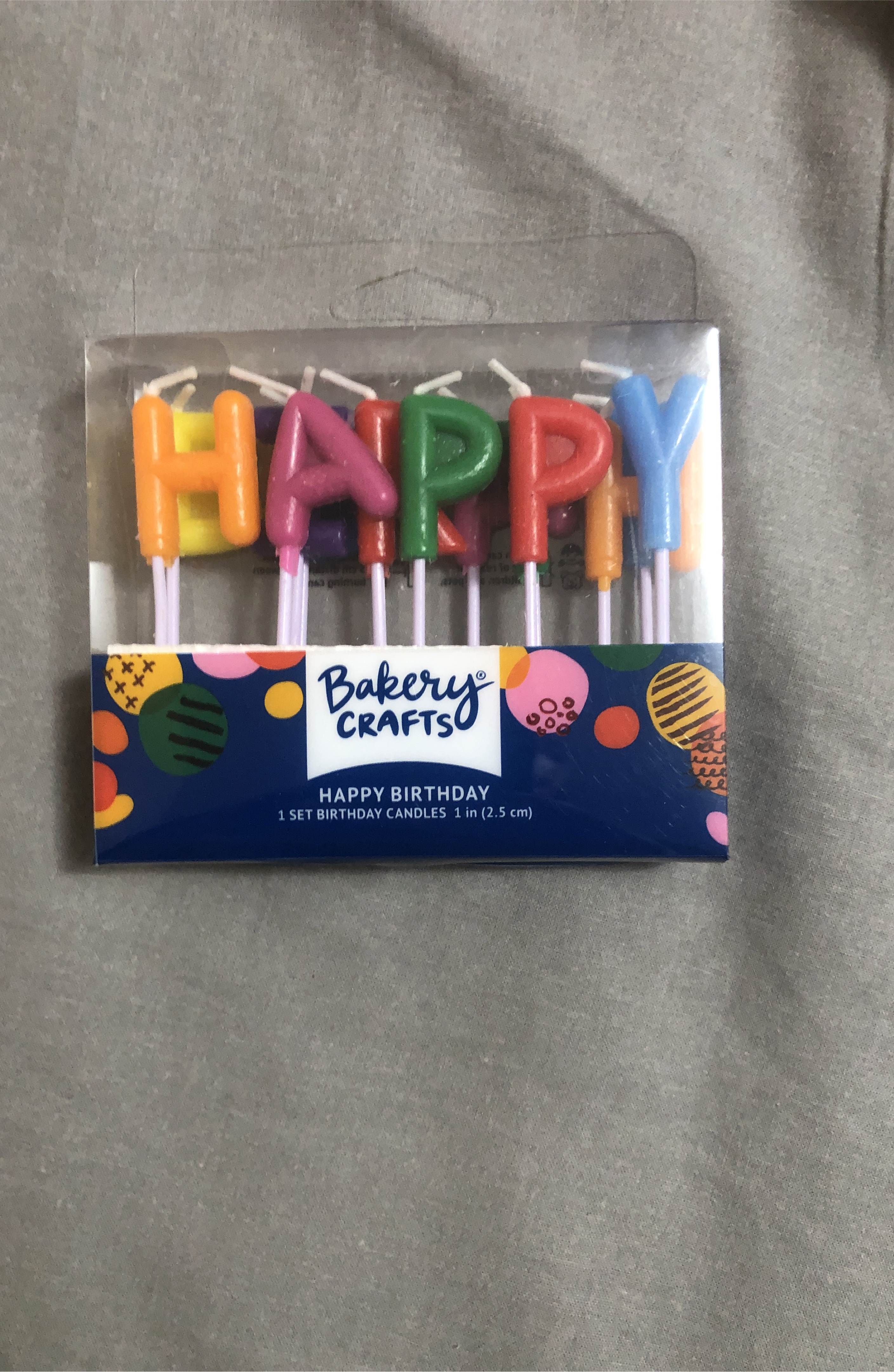 Bakery Crafts Happy Birthday Candles - New thumbnail