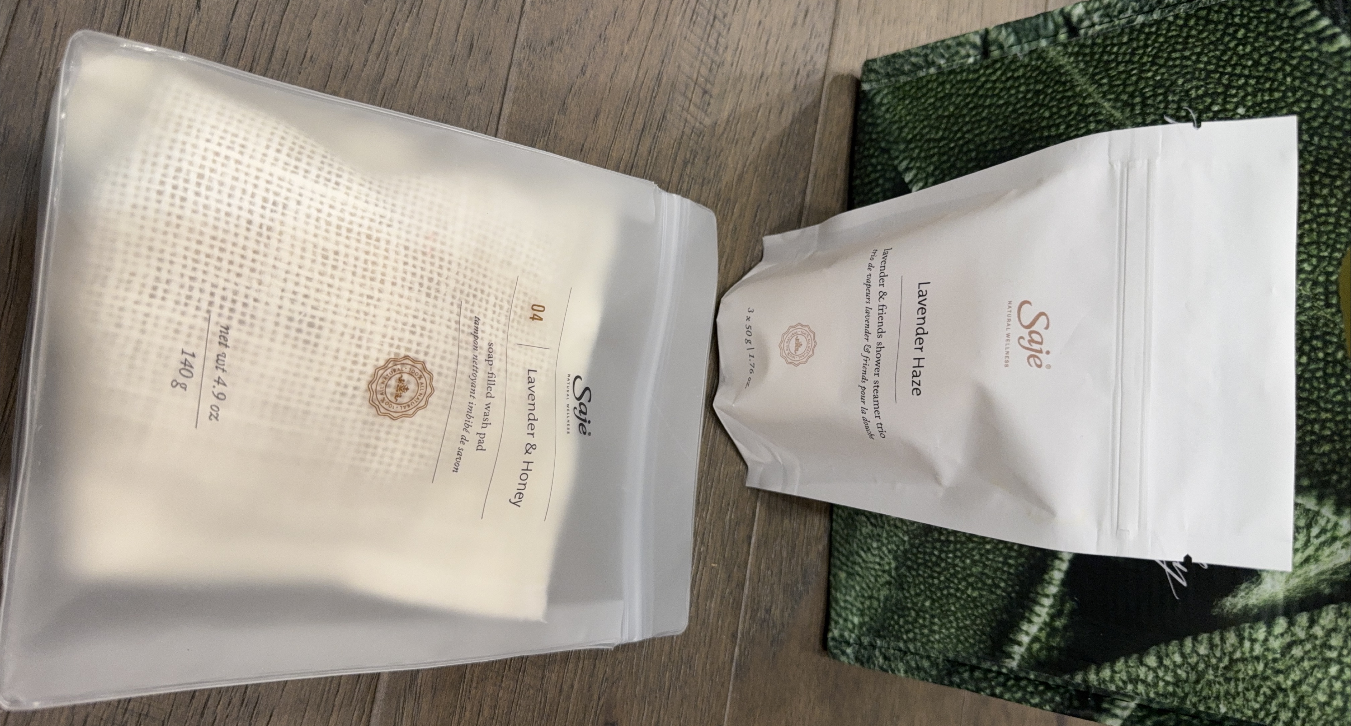 🥕 Saje Lavender Haze & Lavender & Honey Shower Set