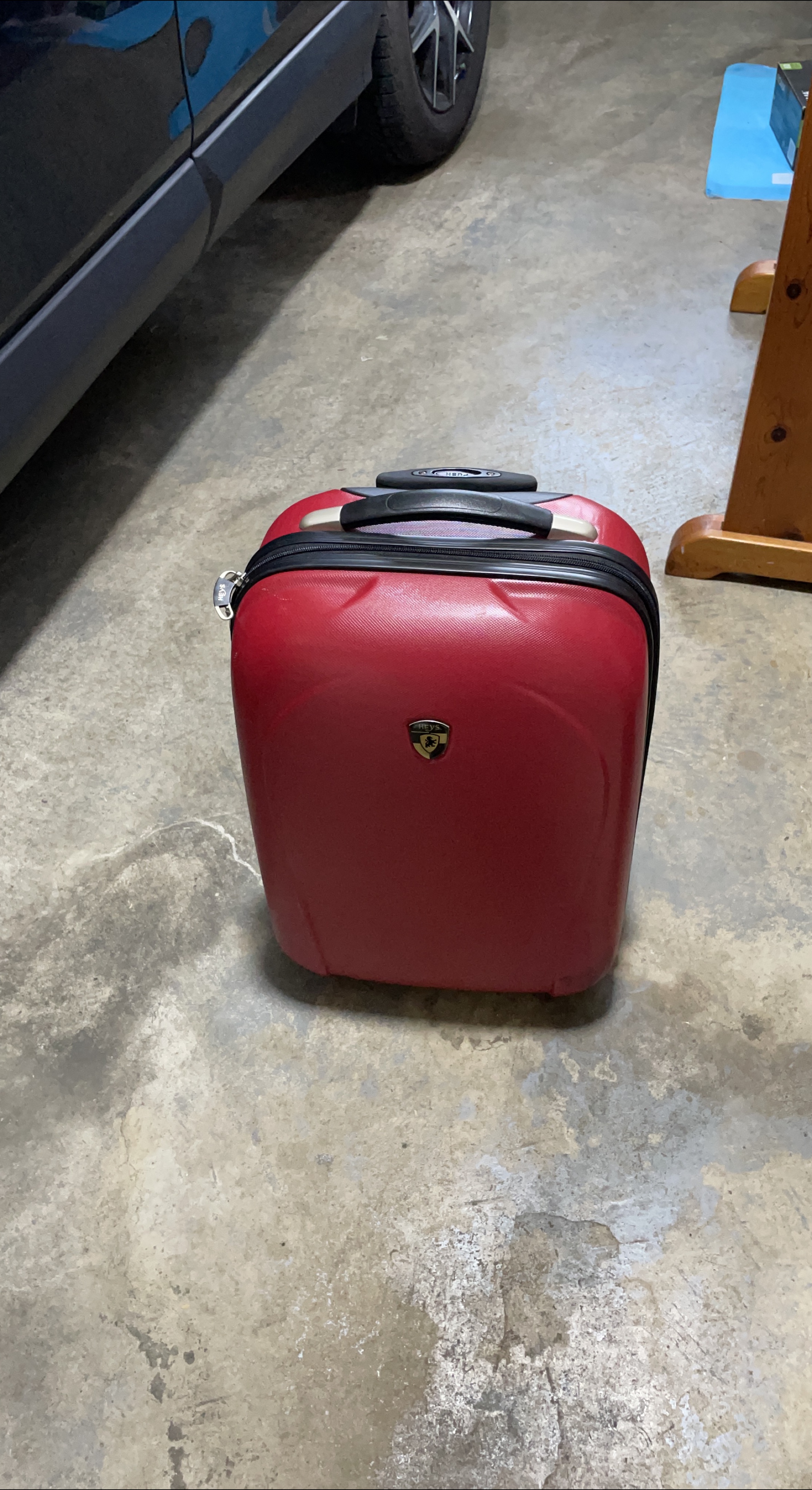 Porsche Design Red Carry-On Suitcase 🥕 thumbnail