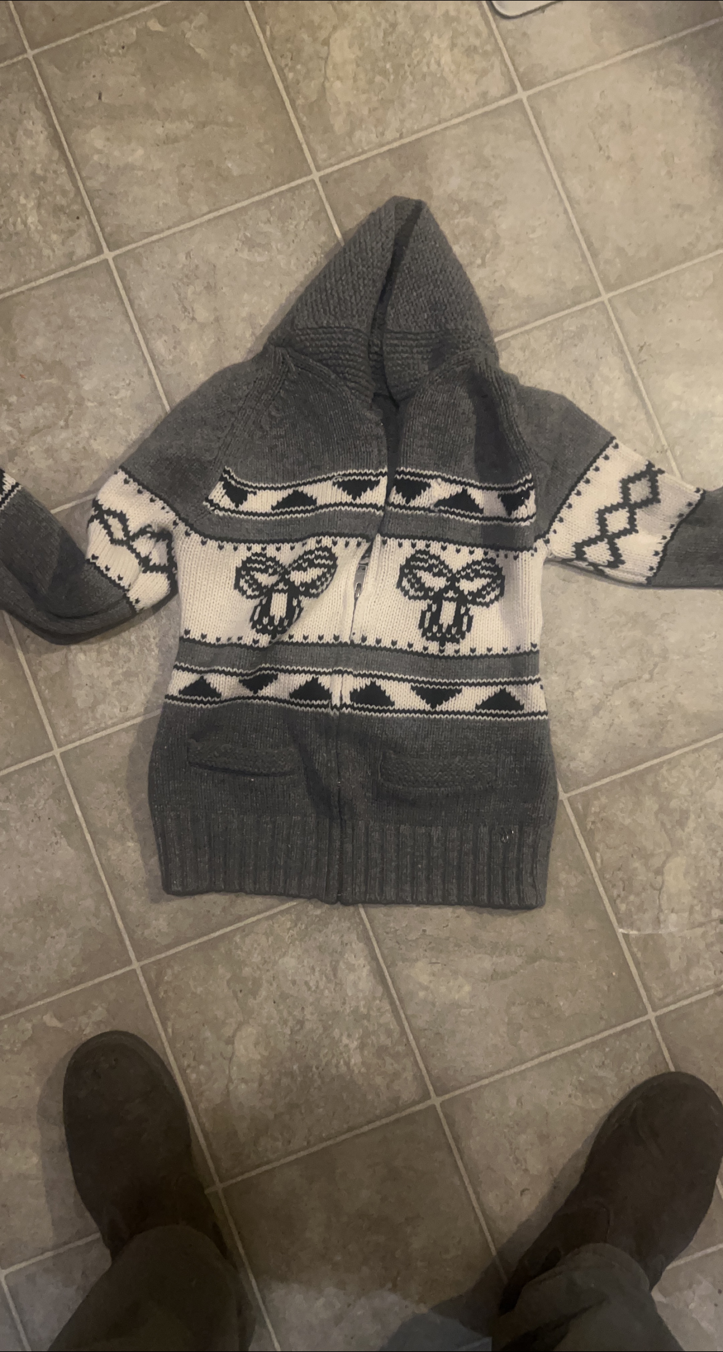 TNA Grey Knit Cardigan thumbnail