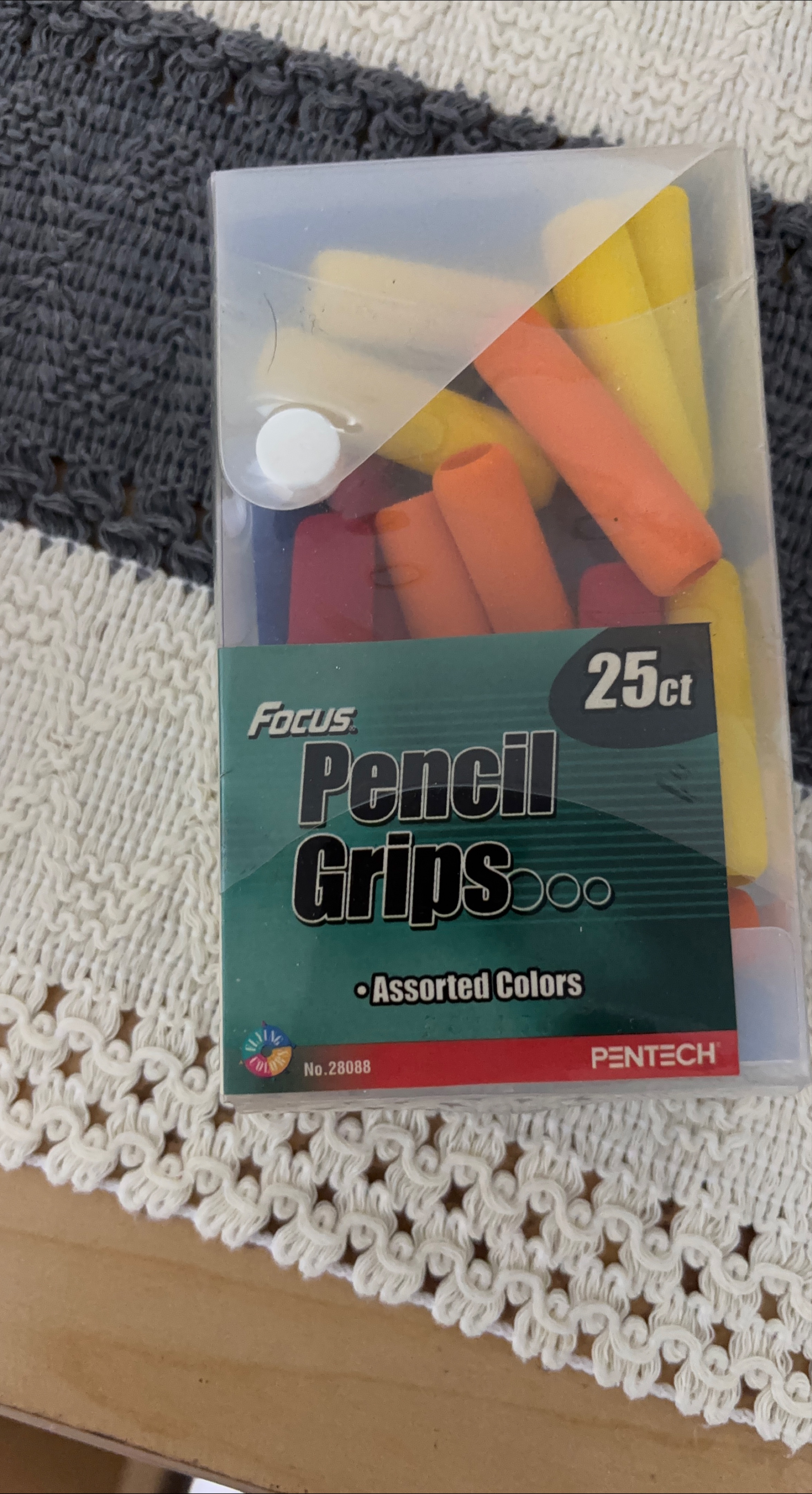 Focus Pencil Grips - 25 ct Assorted Colors