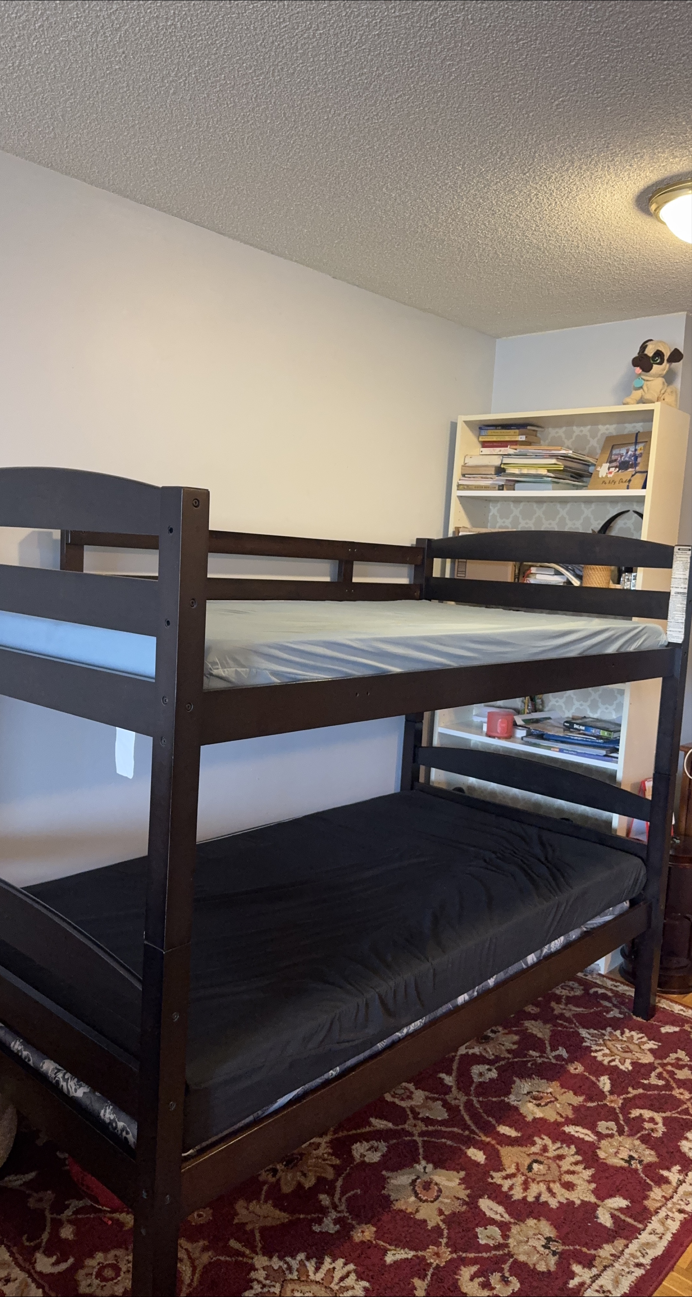 Dark Wood Bunk Bed