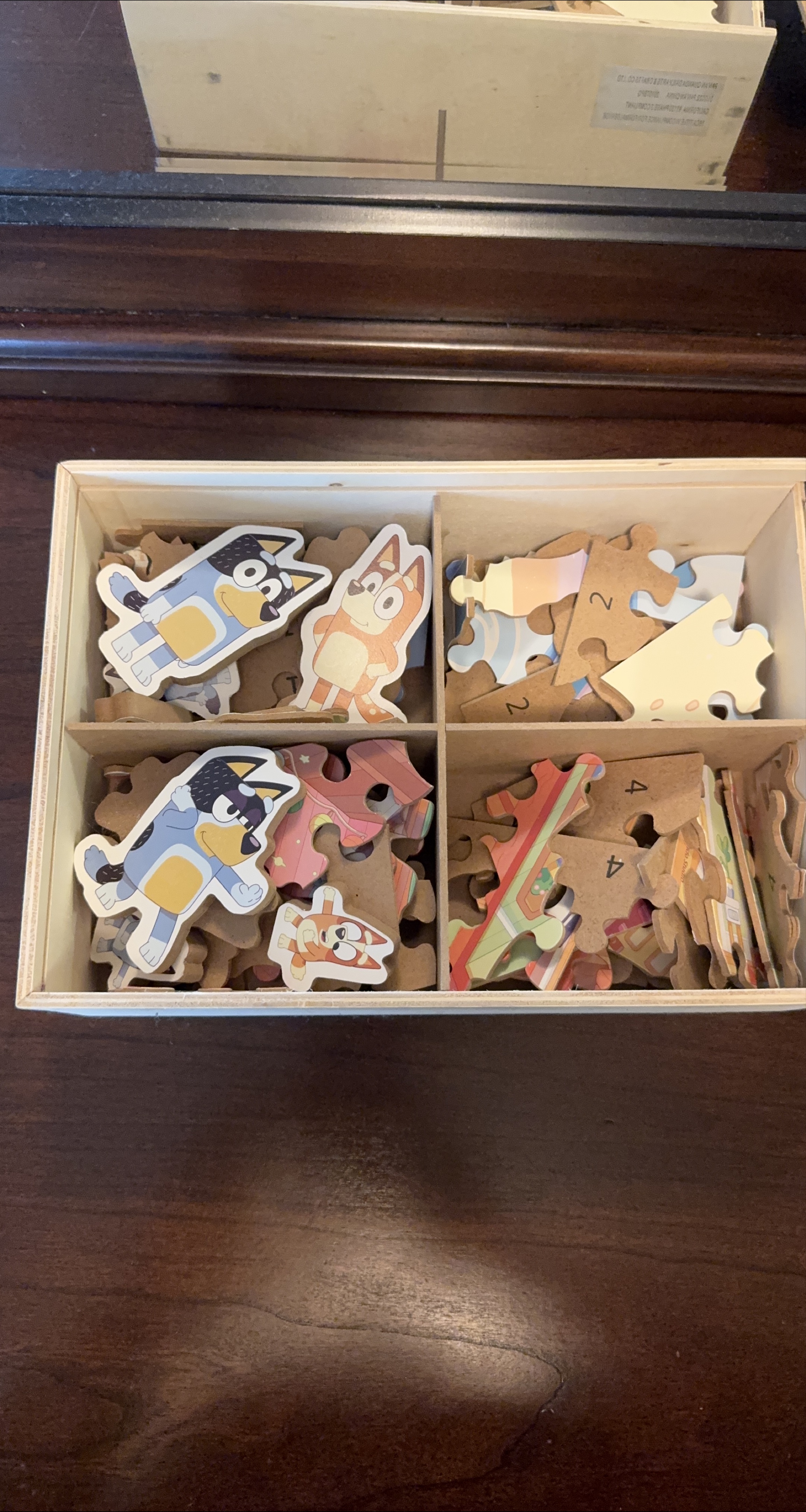 Bluey Wooden Puzzle in Box