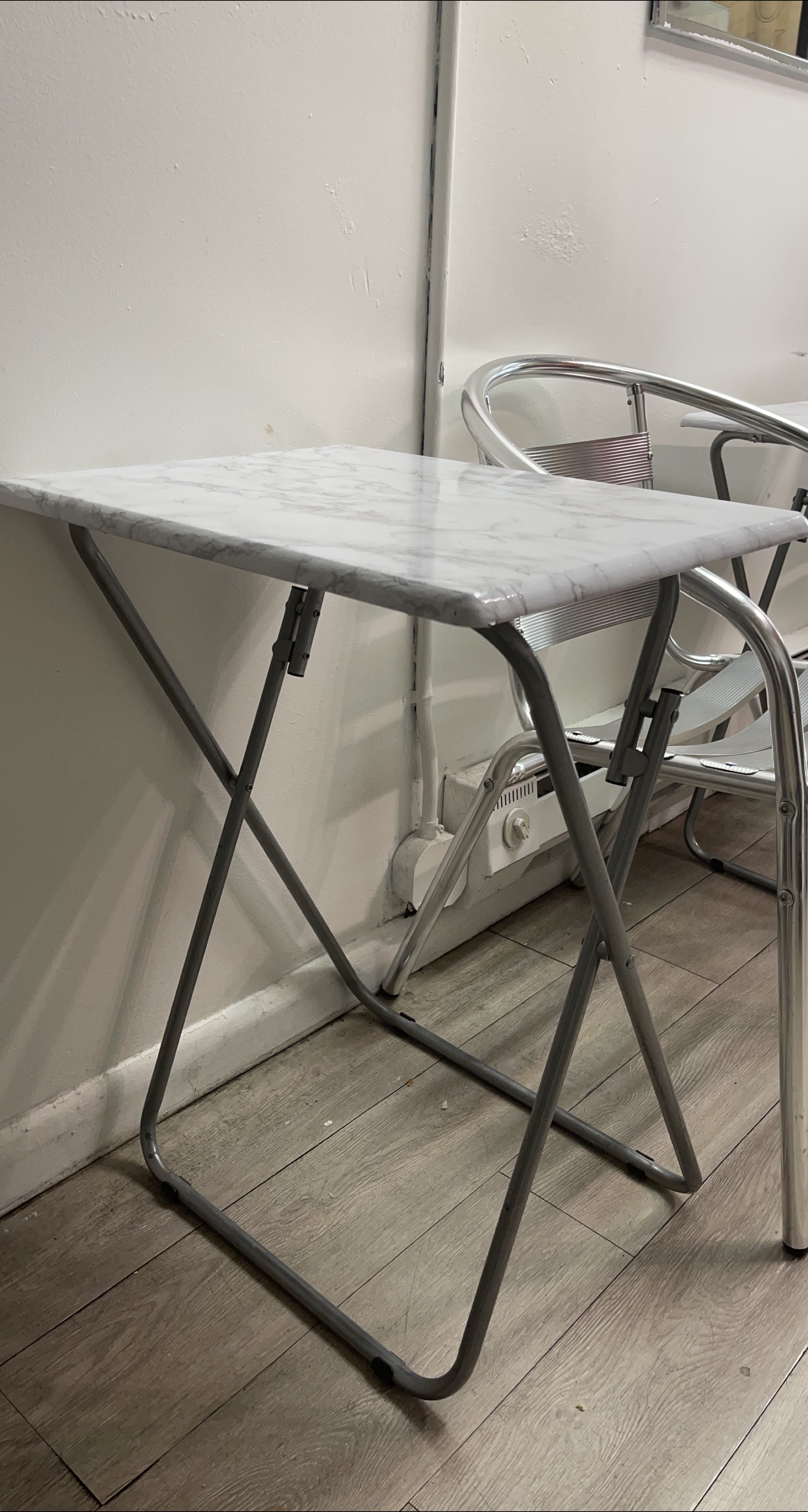 Folding Table - Marble Top thumbnail