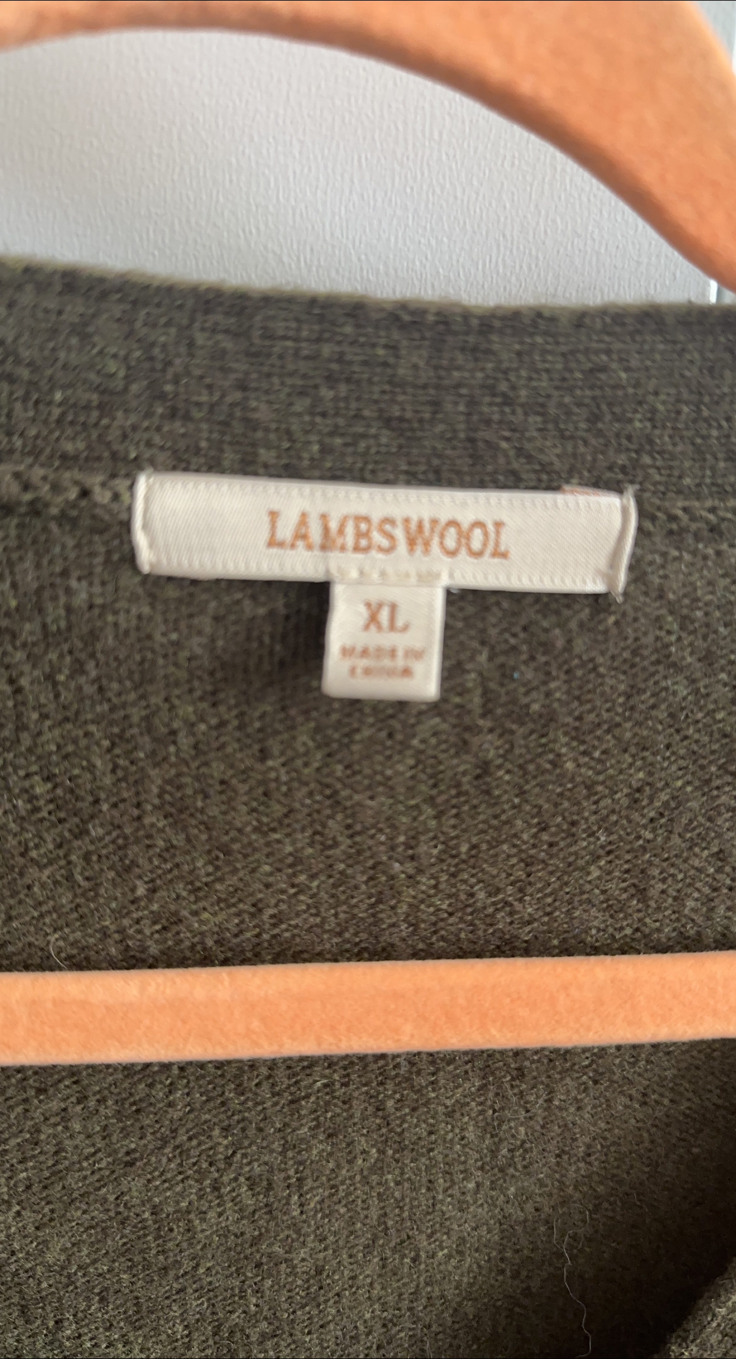 Lambswool Cardigan - XL thumbnail