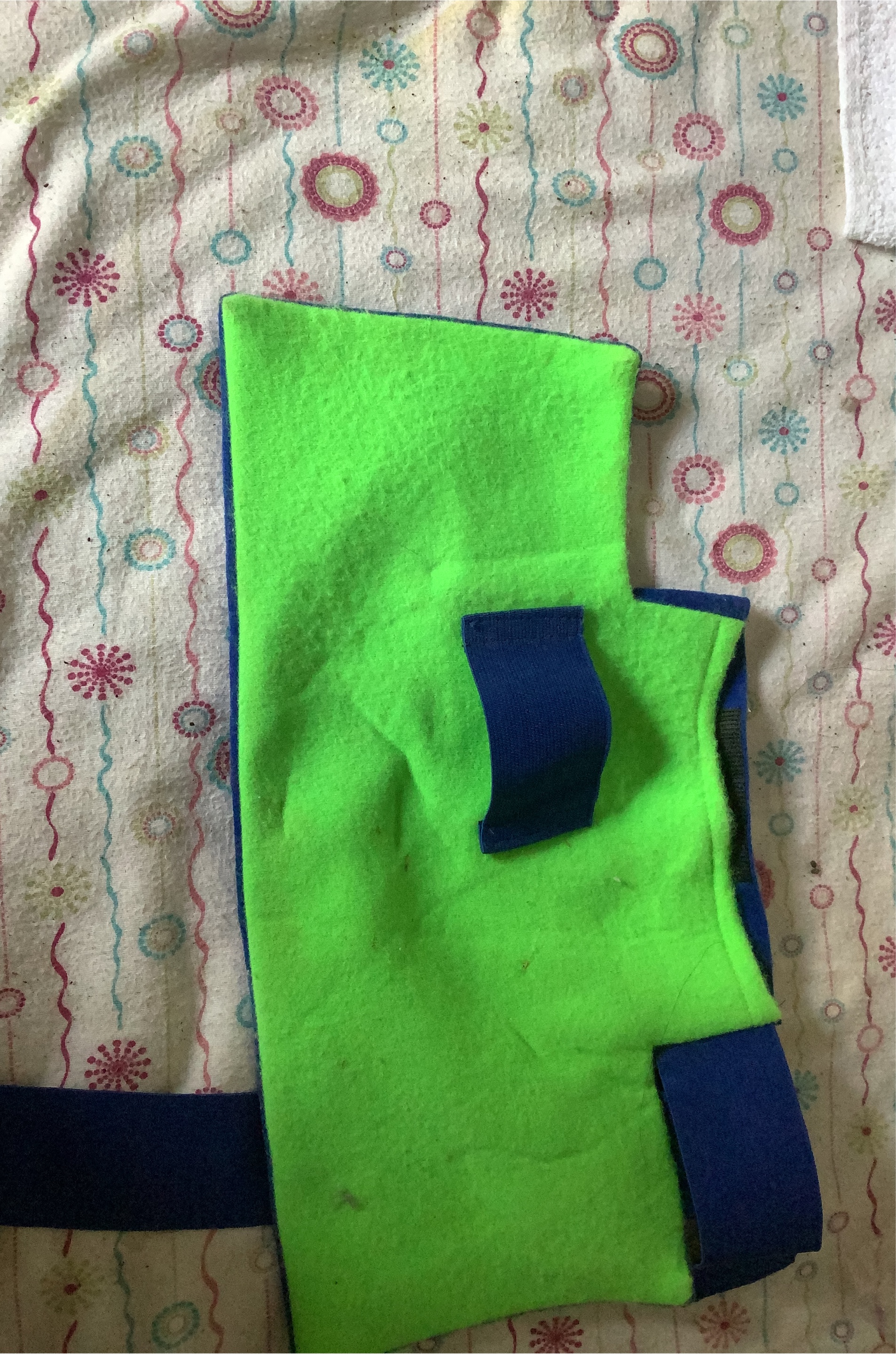 Green and Blue Fabric Piece thumbnail
