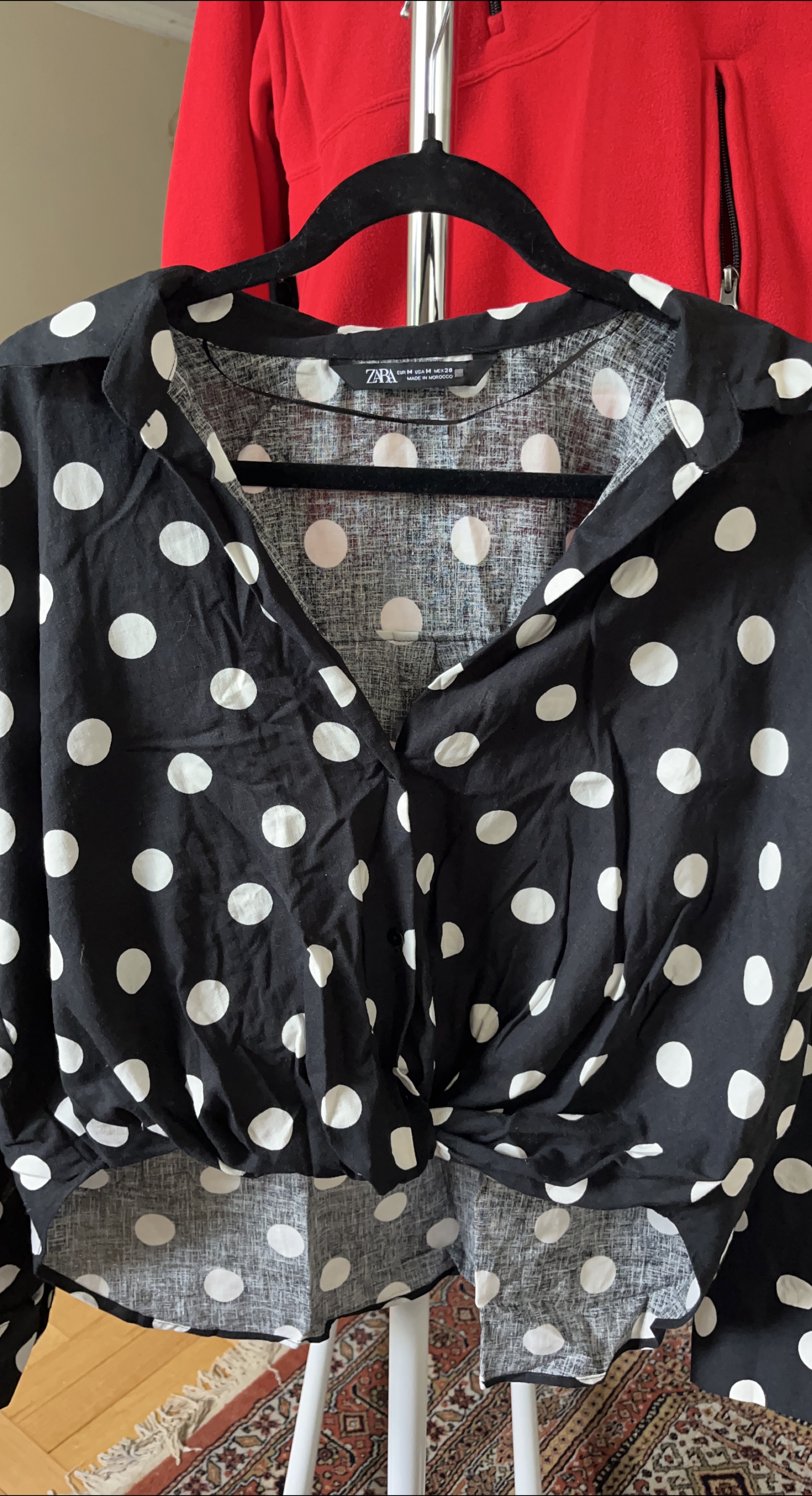 Zara Polka Dot Blouse thumbnail