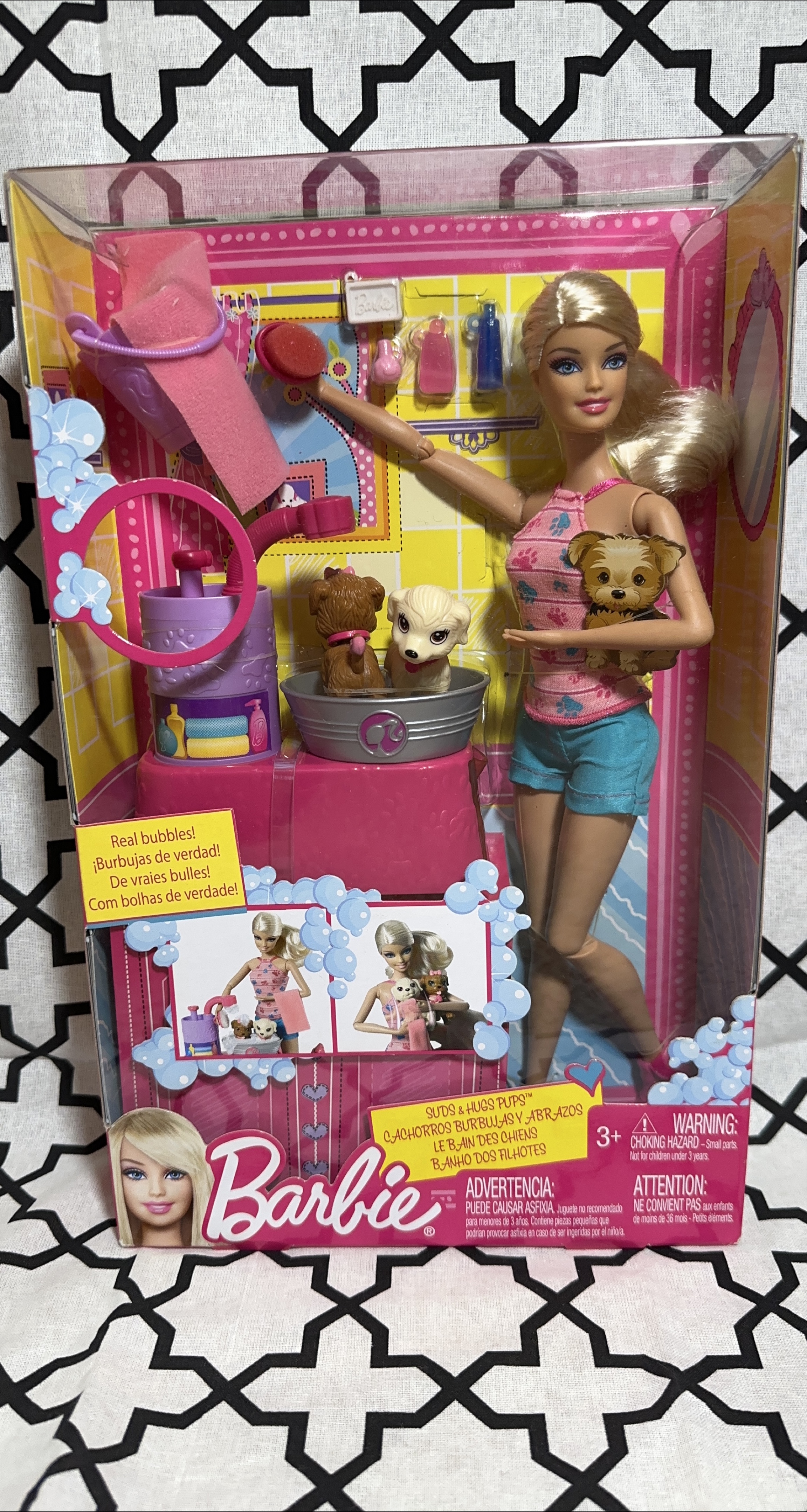 Barbie Suds & Hugs Pups Playset - New in Box! 🥕 thumbnail