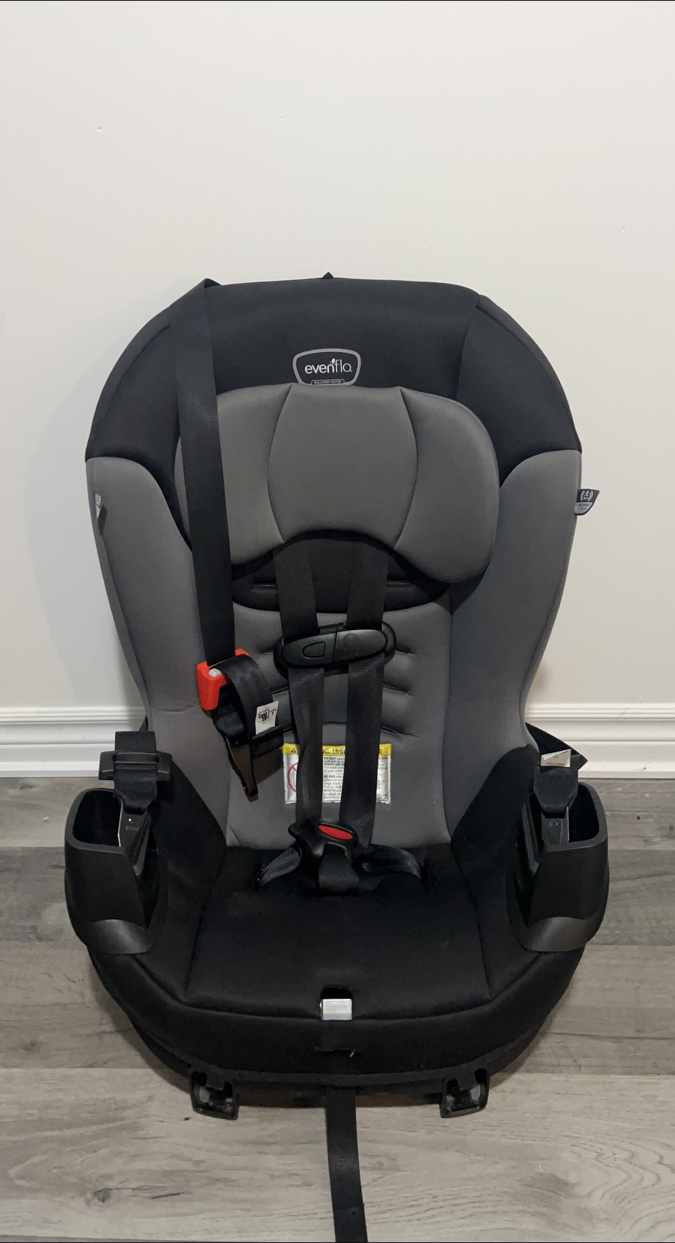 Evenflo Car Seat - Black & Grey thumbnail