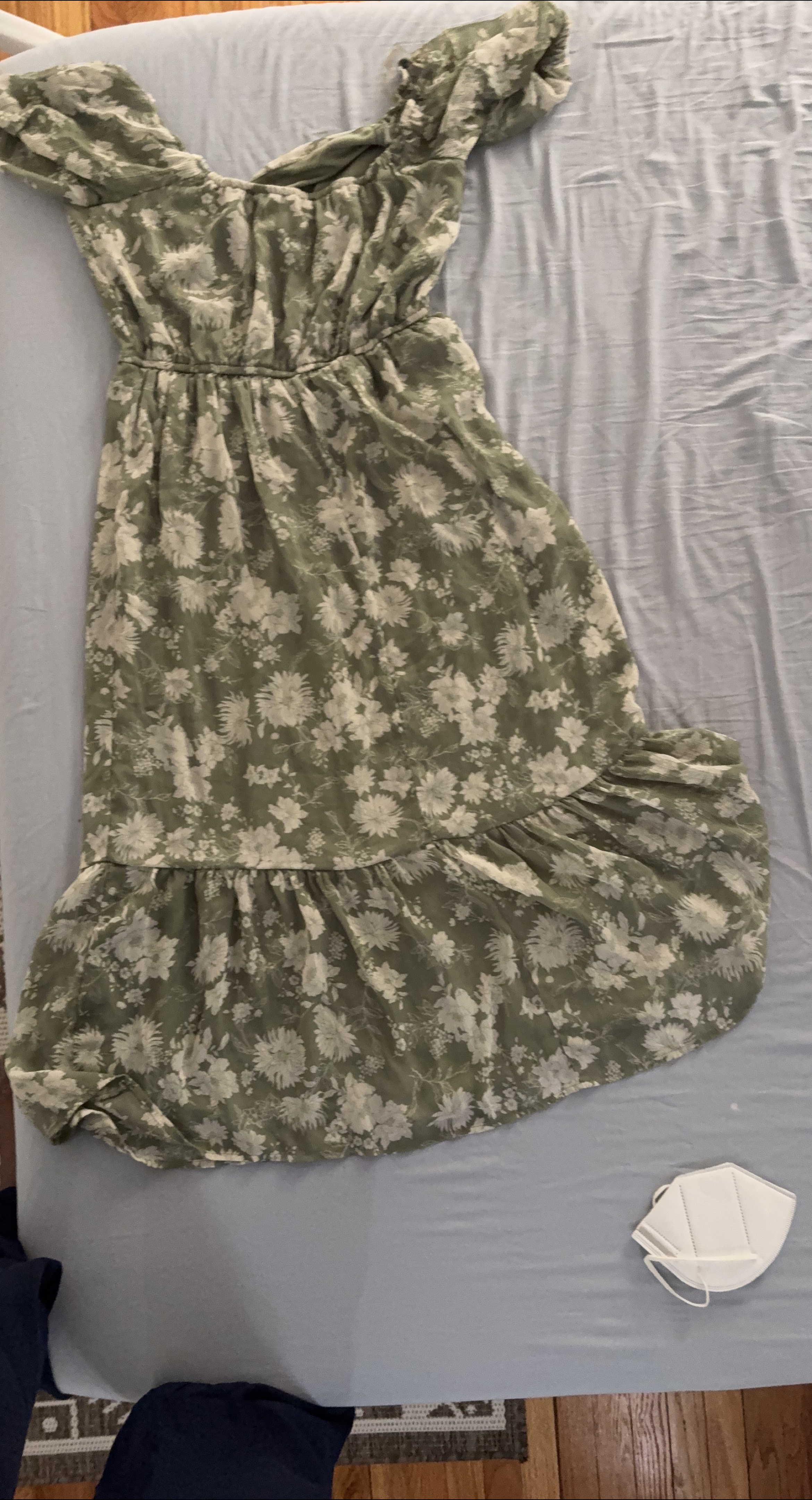 Floral Print Dress - Green thumbnail