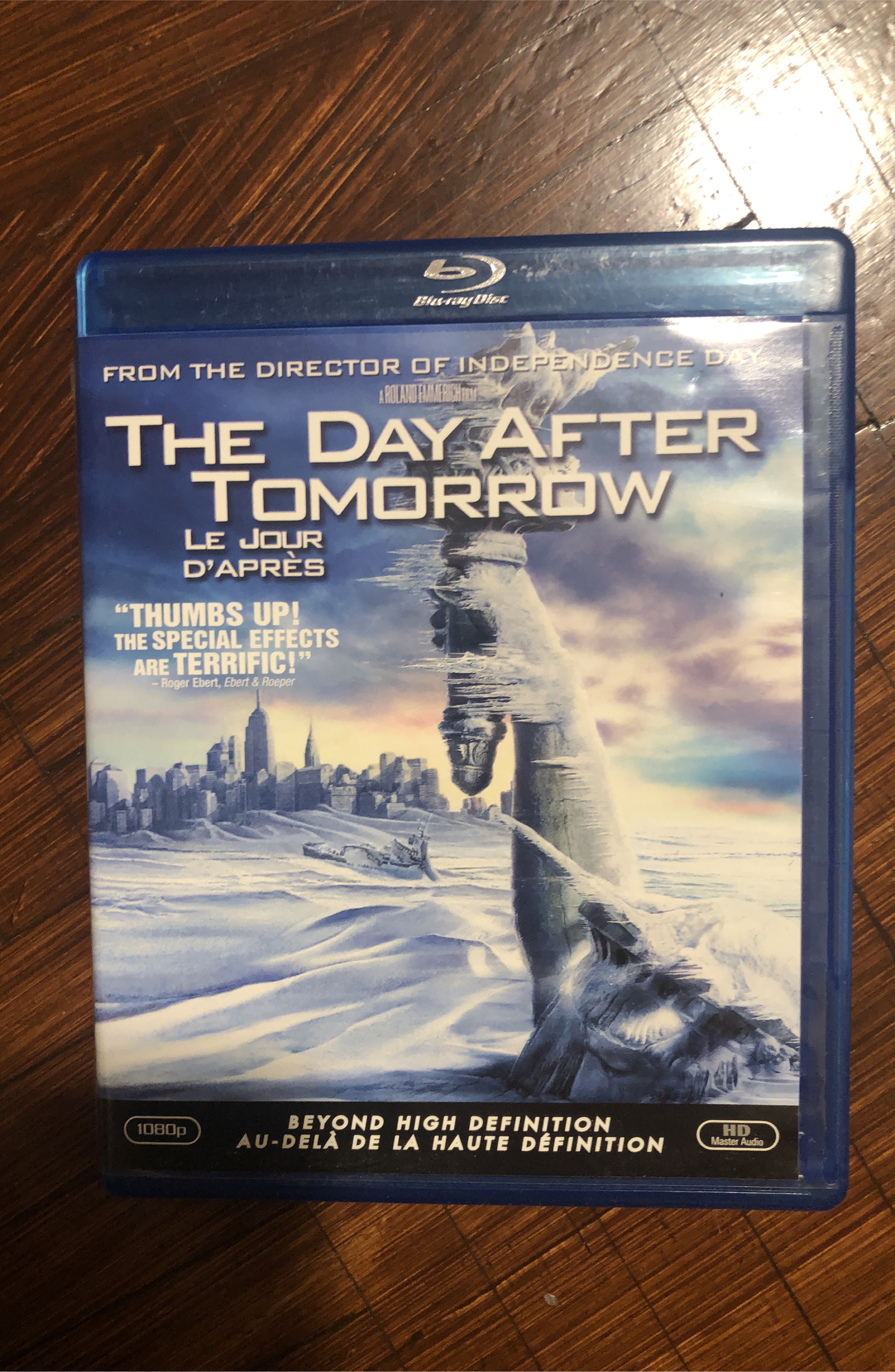 The Day After Tomorrow Blu-ray Disc thumbnail